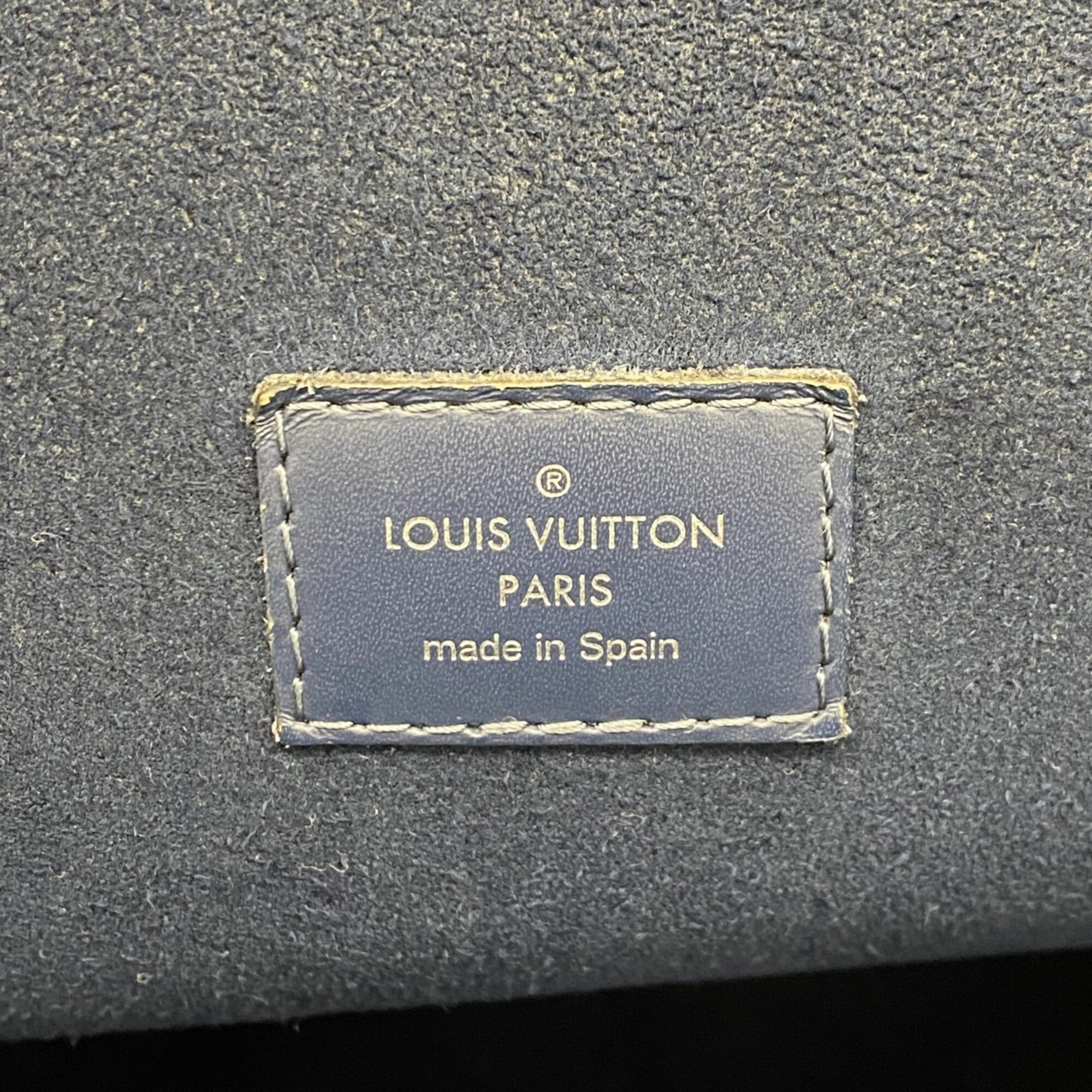 Louis Vuitton Navy Tote Bag (Pre-Owned)