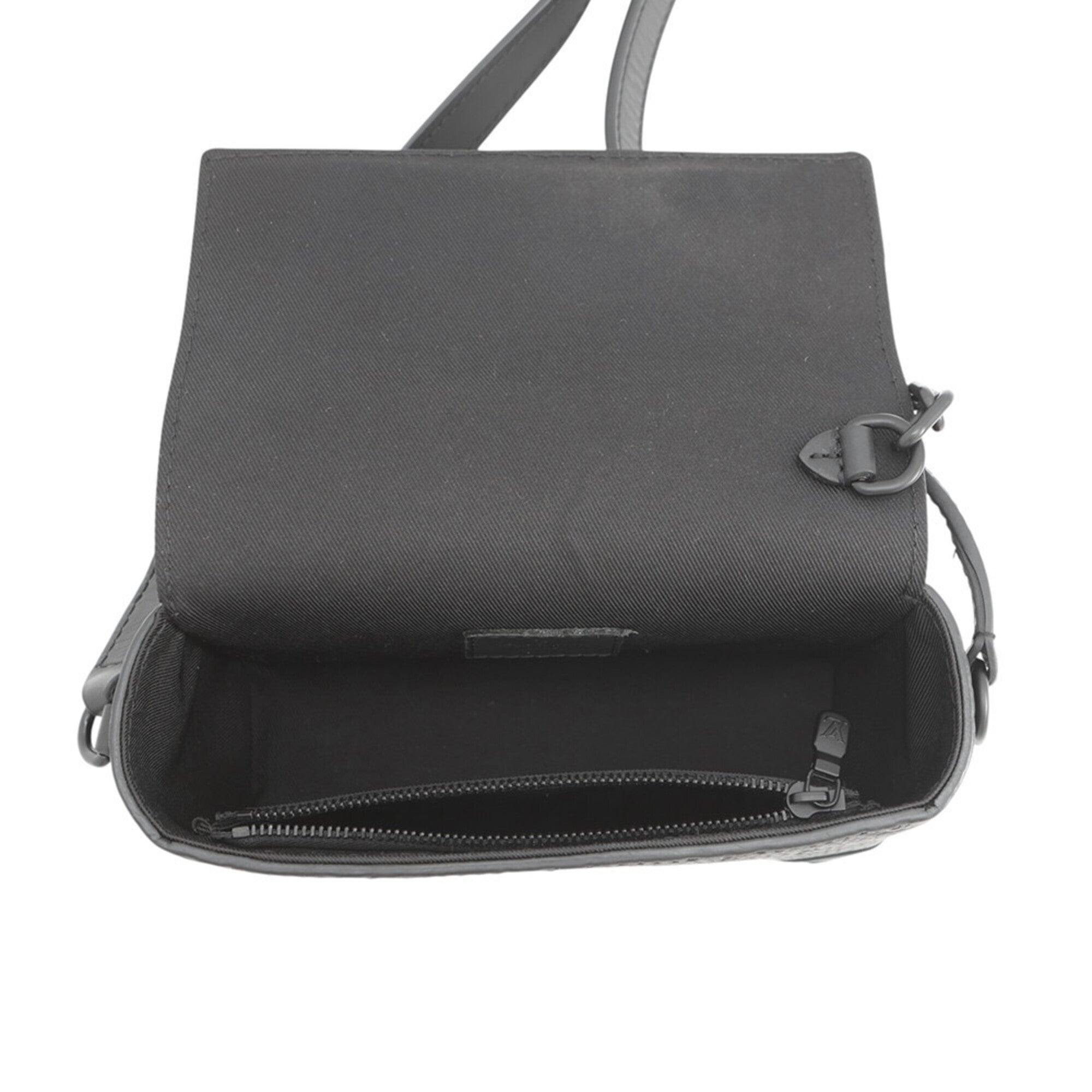 Louis Vuitton Black Noir Monogram Leather Long Wallet (Bi-Fold) (Pre-Owned)