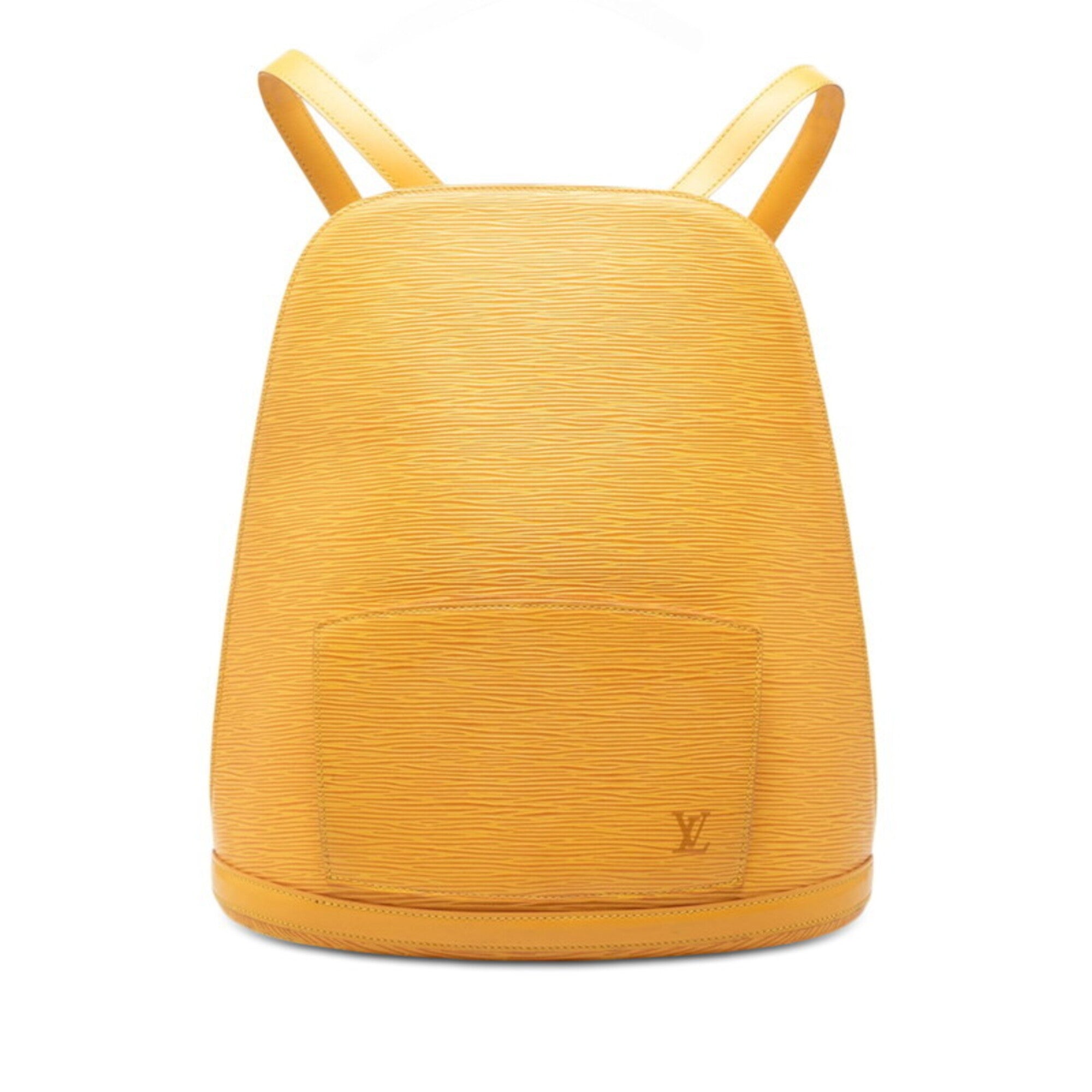 Louis Vuitton Yellow Leather Backpack (Pre-Owned)