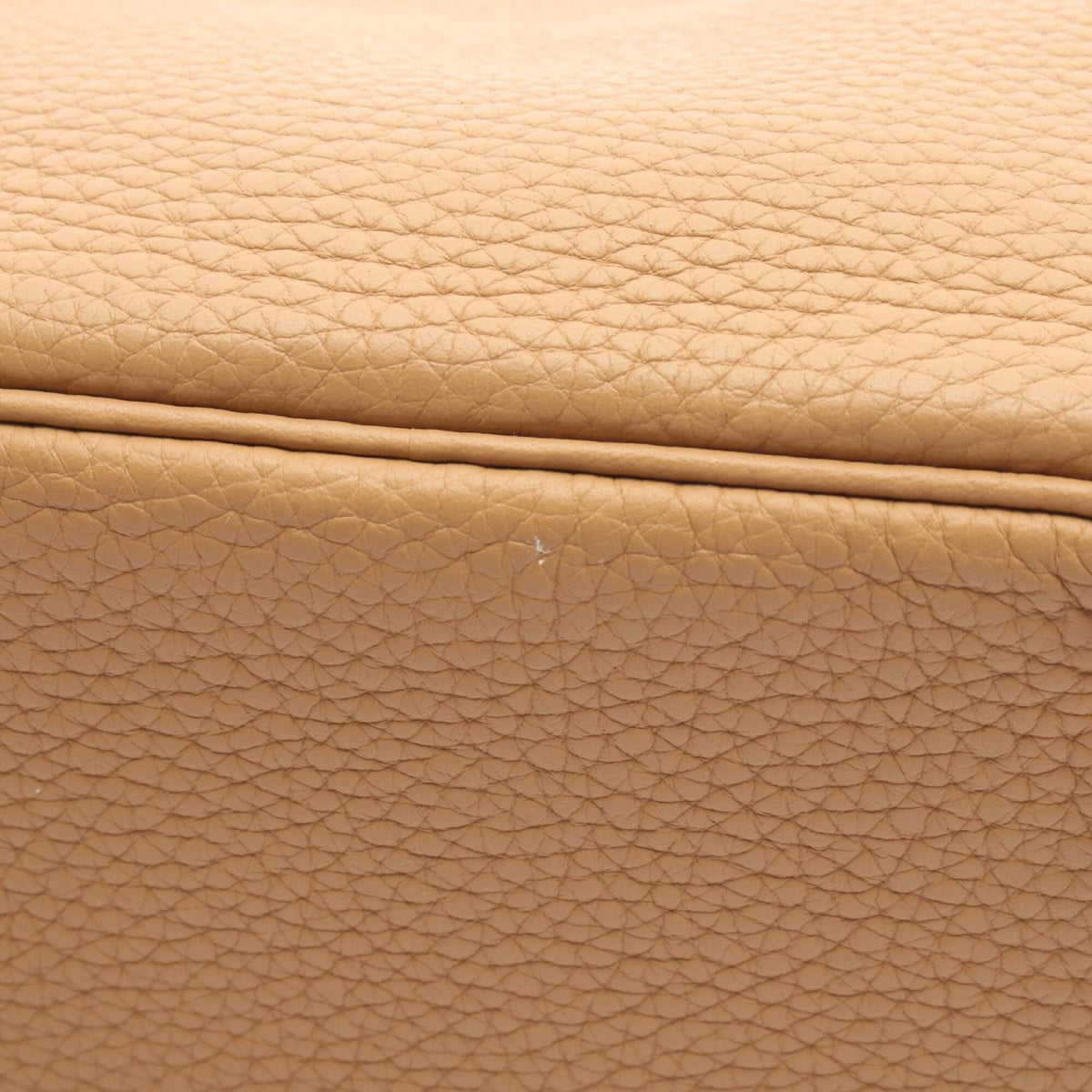Hermes Brown Taurillon Clemence Leather Leather Handbag Shoulder Bag (Pre-Owned)