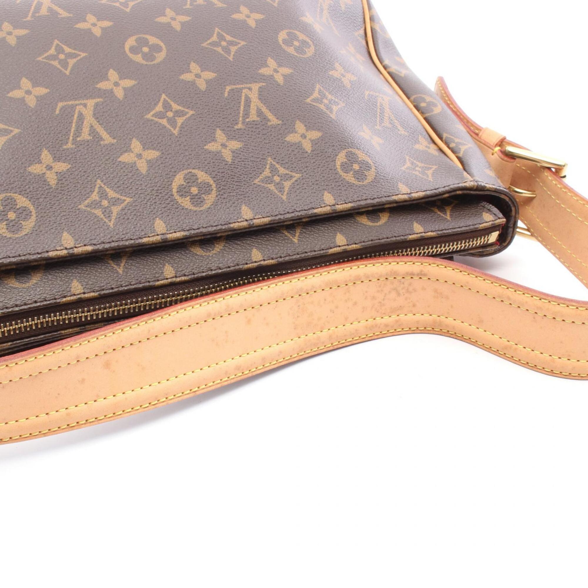 Louis Vuitton Brown Monogram Coated Canvas Handbag Shoulder Bag (Pre-Owned)