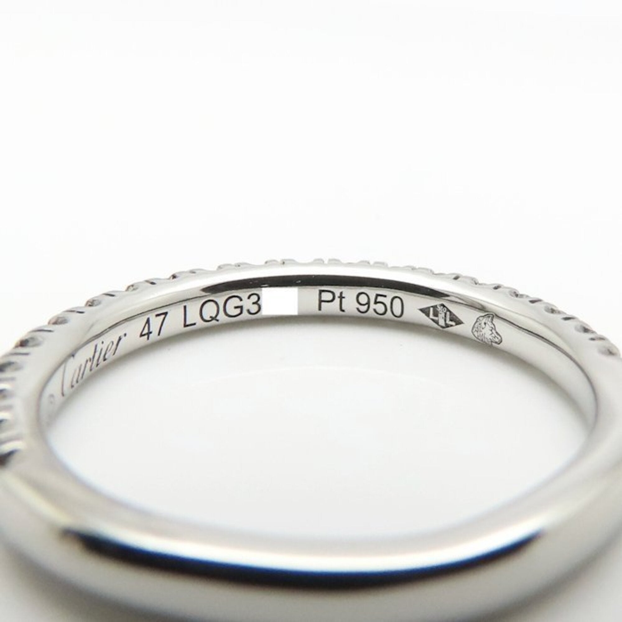 Cartier Platinum 950 Band Ring (Pre-Owned)