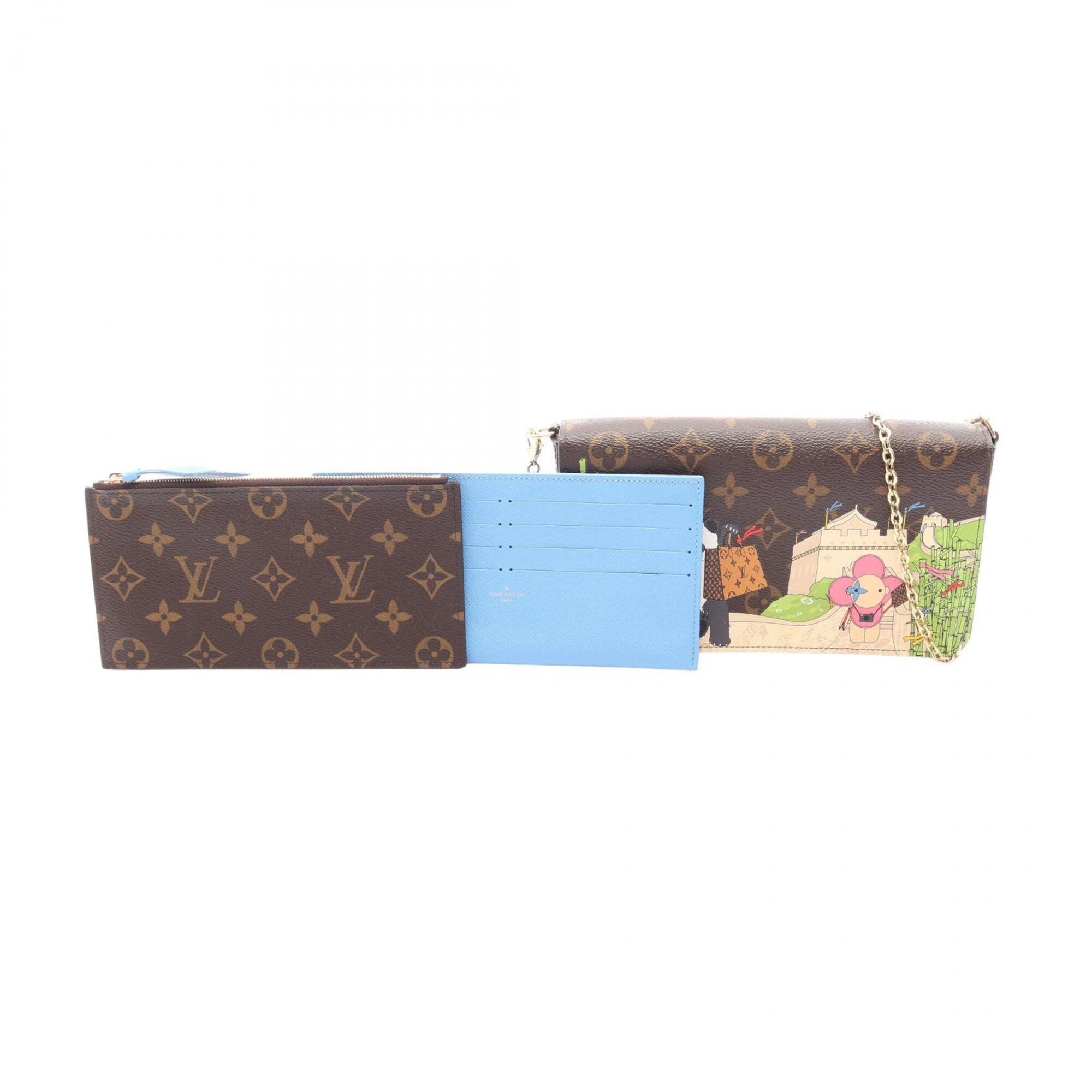 Louis Vuitton Brown Monogram Multi-Color Monogram Handbag Pochette Shoulder Bag (Pre-Owned)