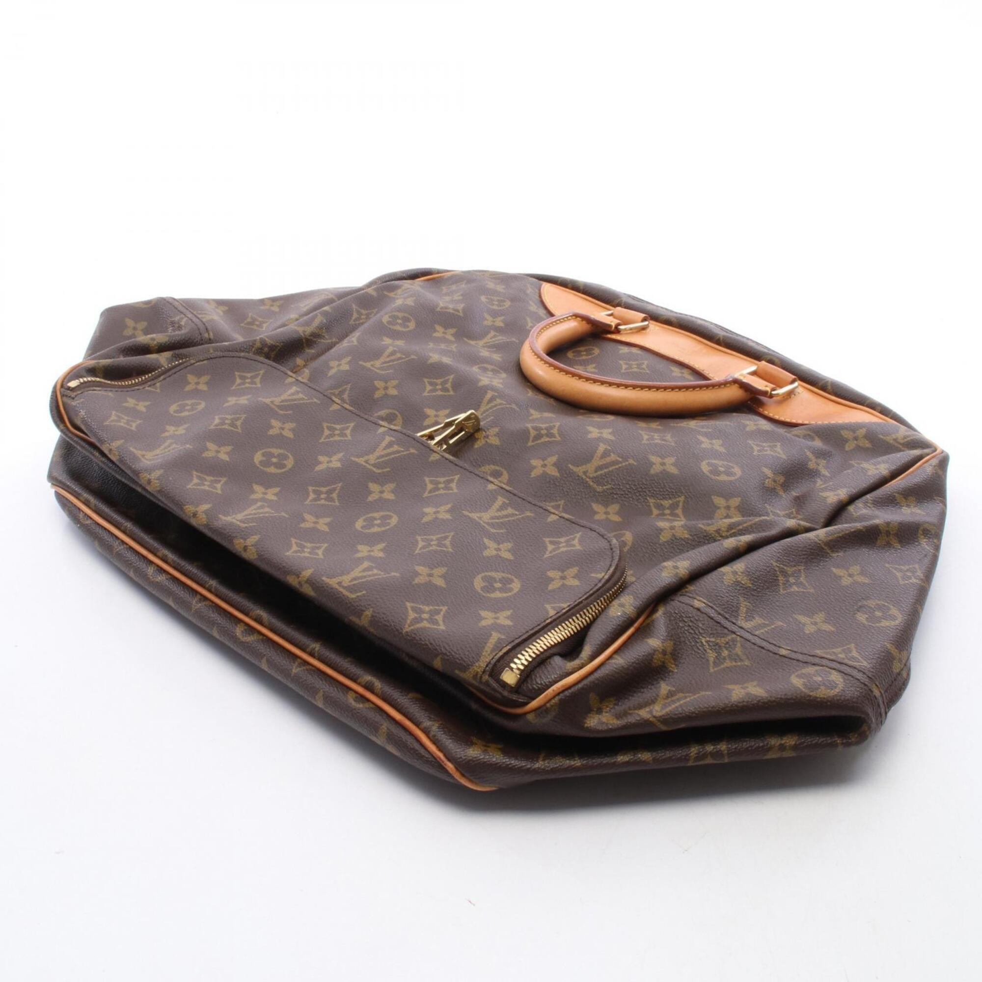 Louis Vuitton Brown Pvc Leather Boston Bag Handbag (Pre-Owned)