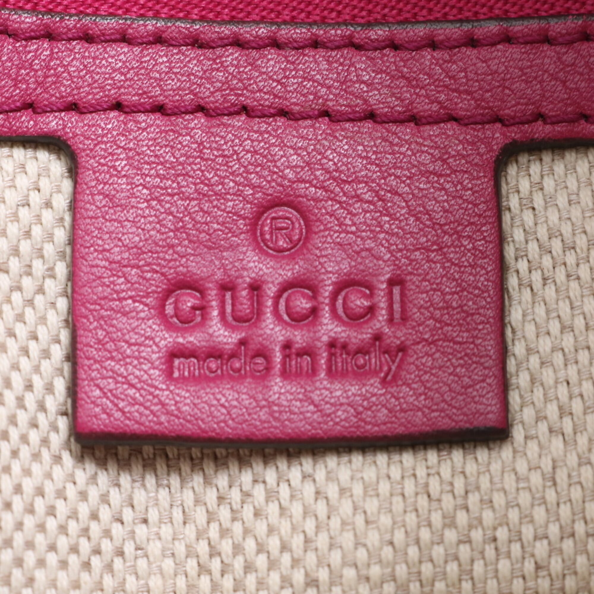 Gucci Soho Pink Leather Handbag Shoulder Bag (Pre-Owned)