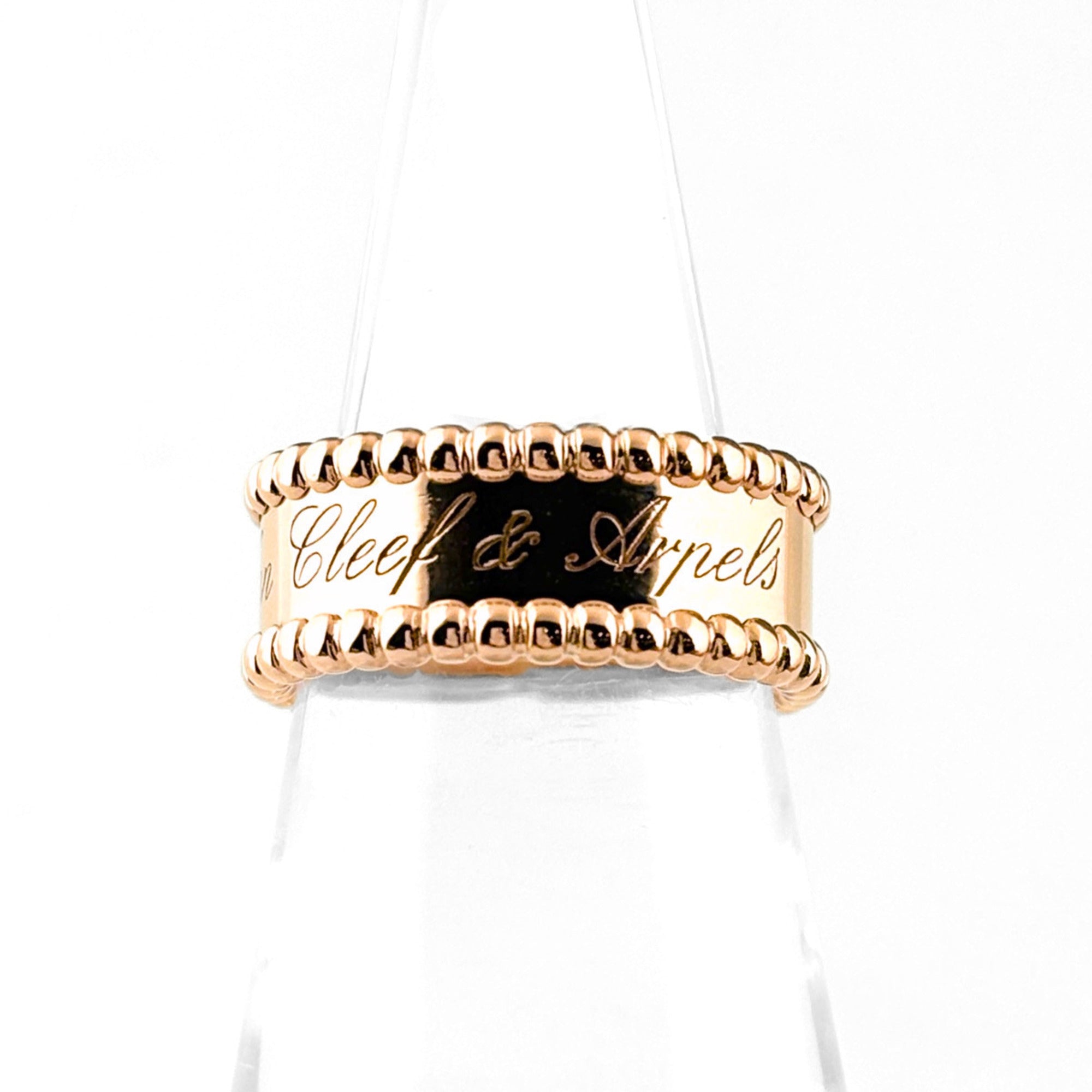 Van Cleef & Arpels Pink Gold (18K) Band Ring (Pre-Owned)