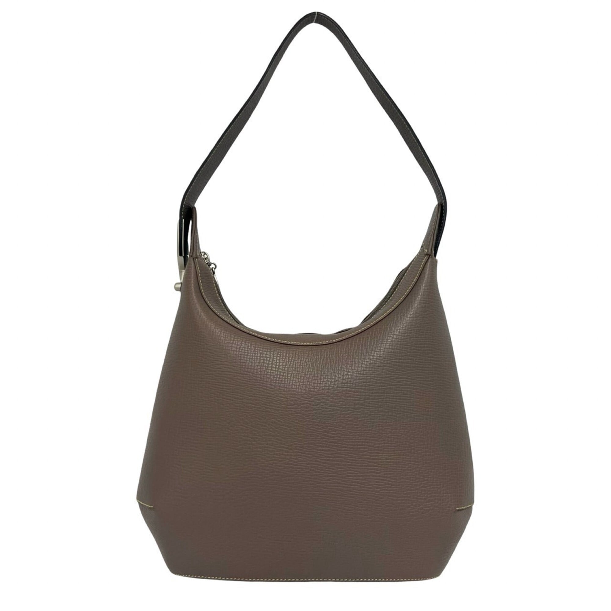 Loewe Brown Leather Shoulder Bag Tote Bag (Pre-Owned)