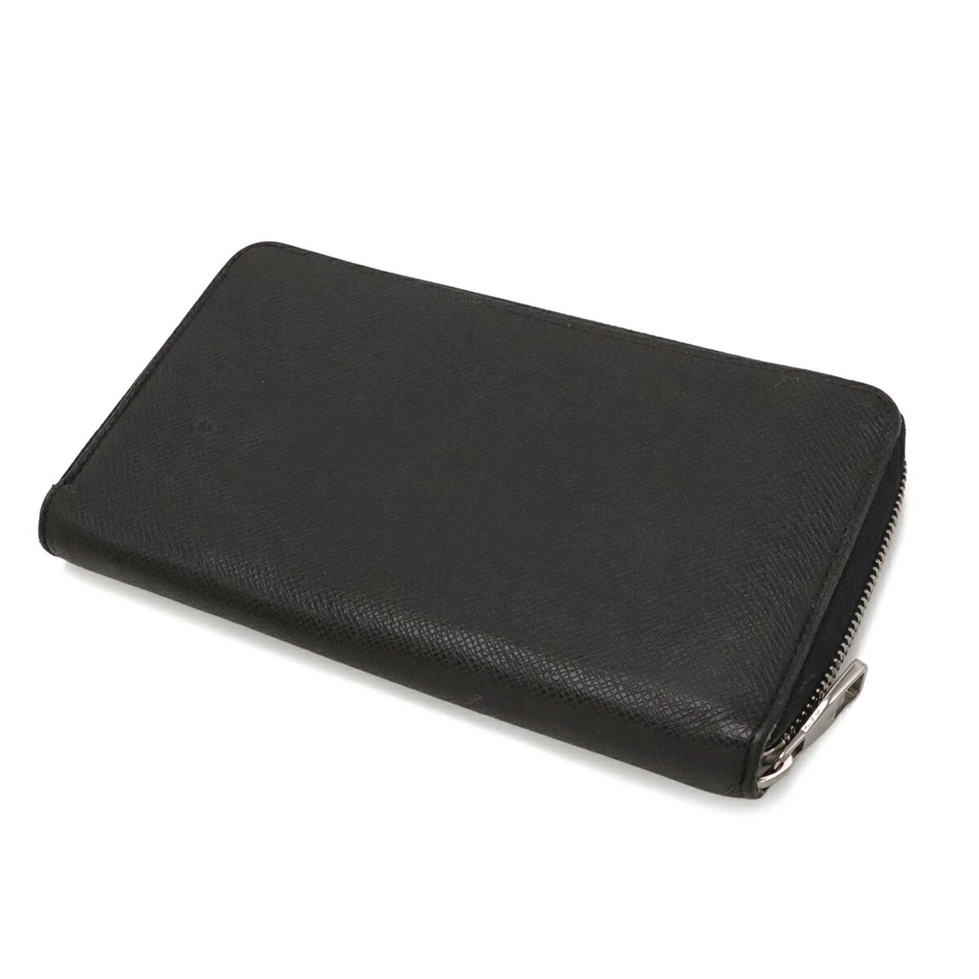 Louis Vuitton Ardoise Black Taiga Leather Coin Purse/Coin Case (Pre-Owned)