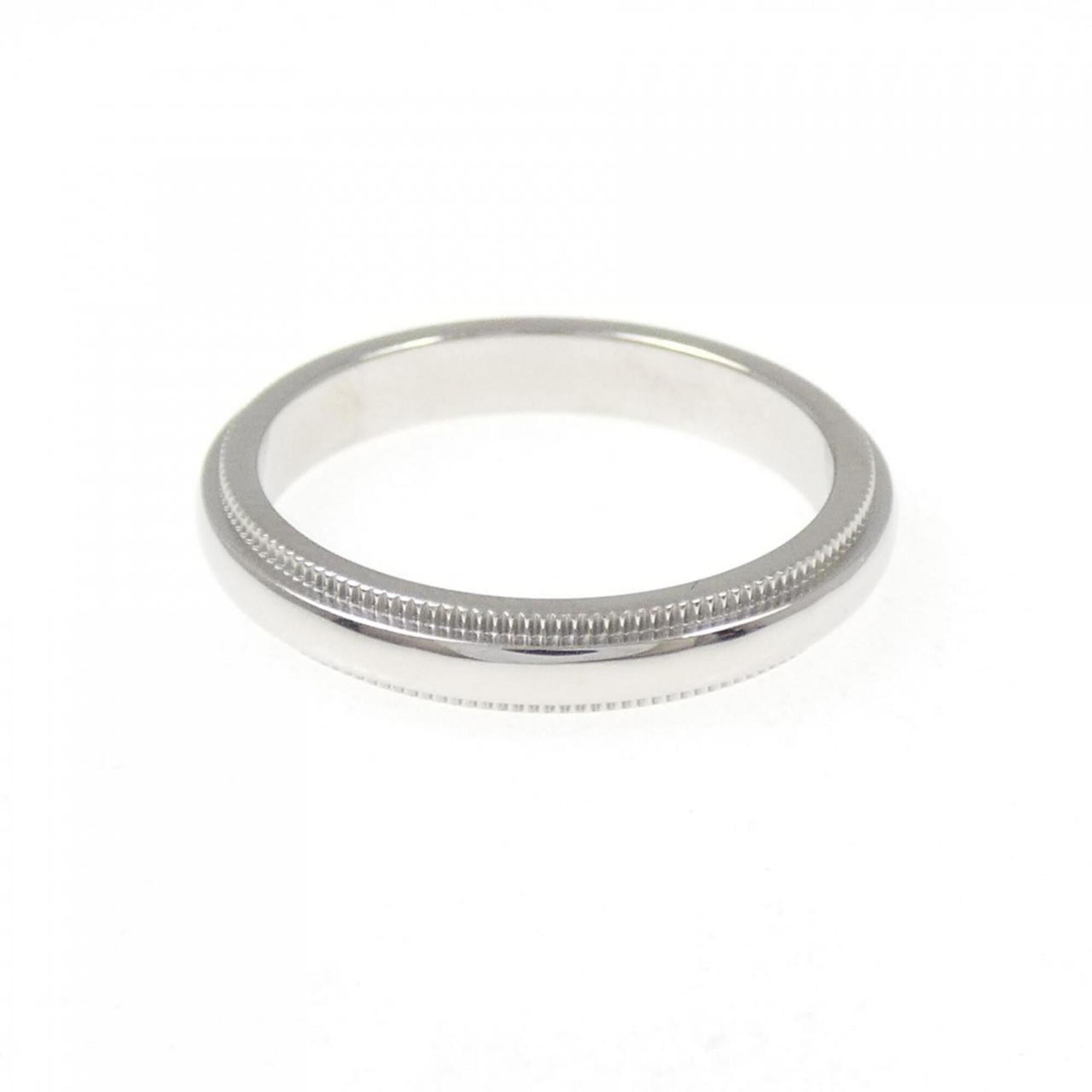 Tiffany Silver Platinum 950 Band Ring (Pre-Owned)
