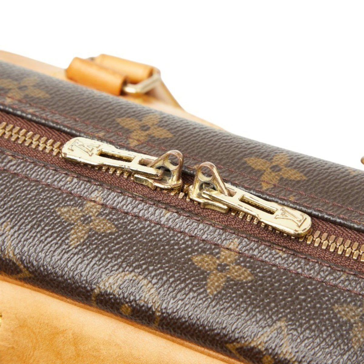 Louis Vuitton Brown Pvc Leather Handbag (Pre-Owned)