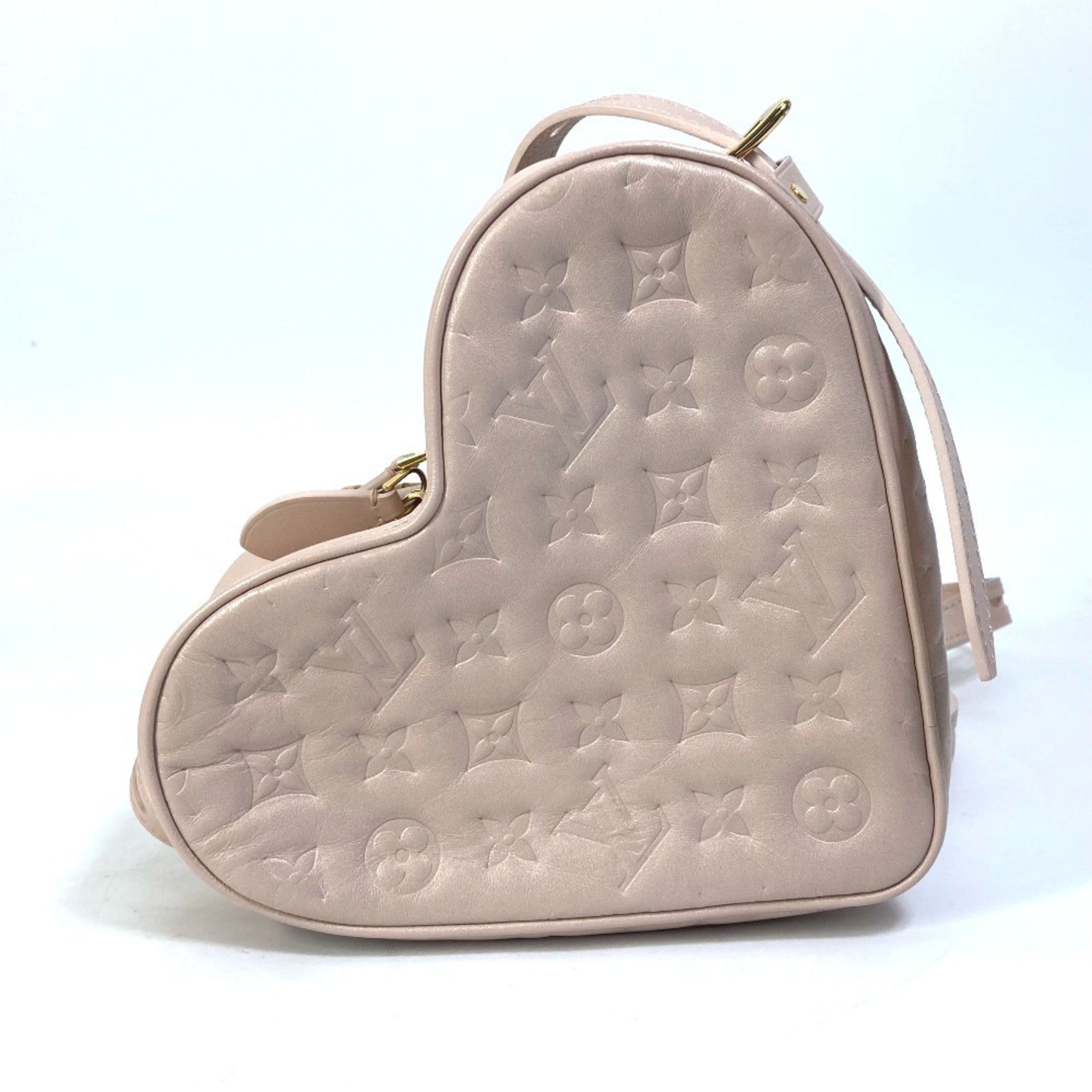 Louis Vuitton Light Pink Leather Pochette Shoulder Bag (Pre-Owned)