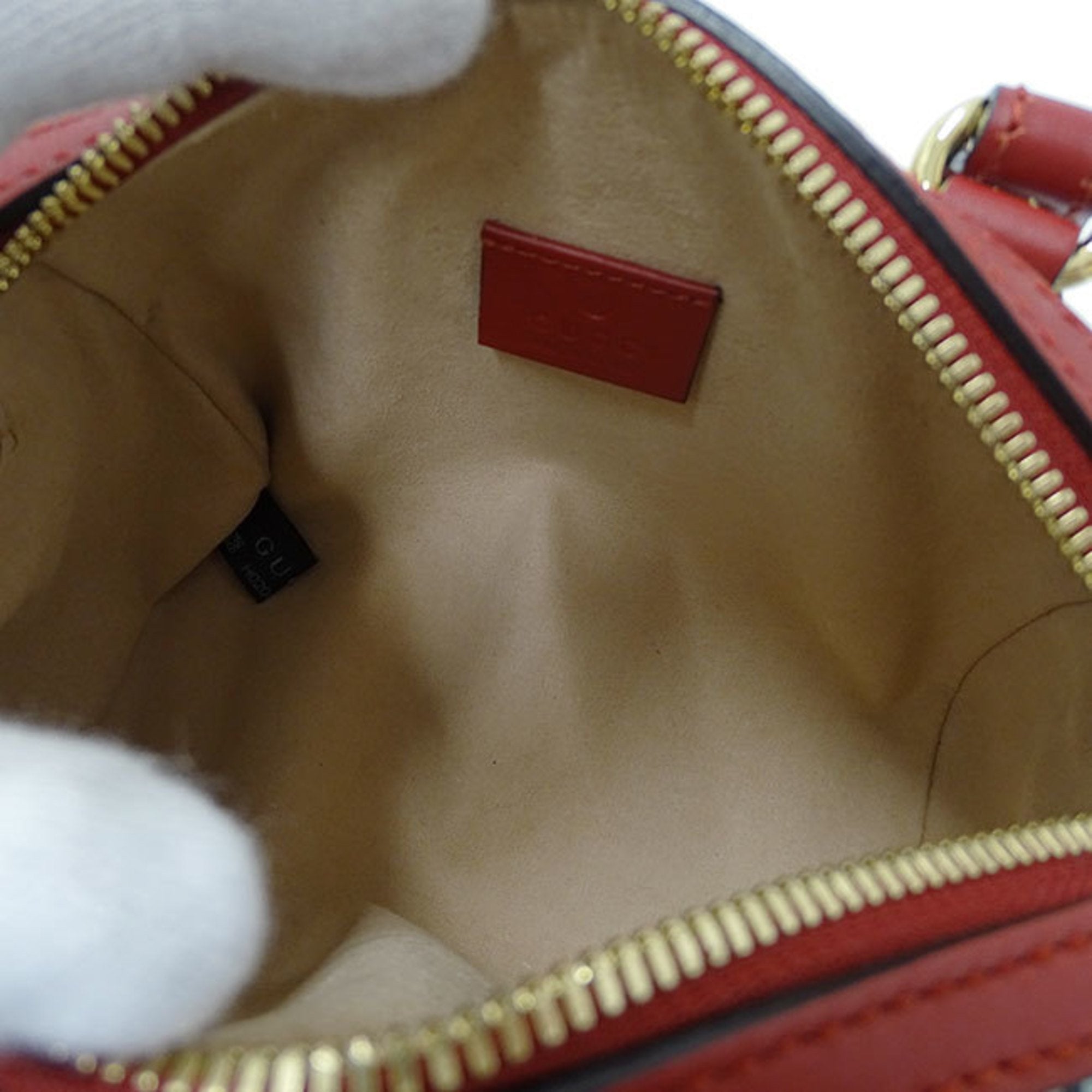 Gucci Blue Red Color Pvc Handbag Shoulder Bag (Pre-Owned)