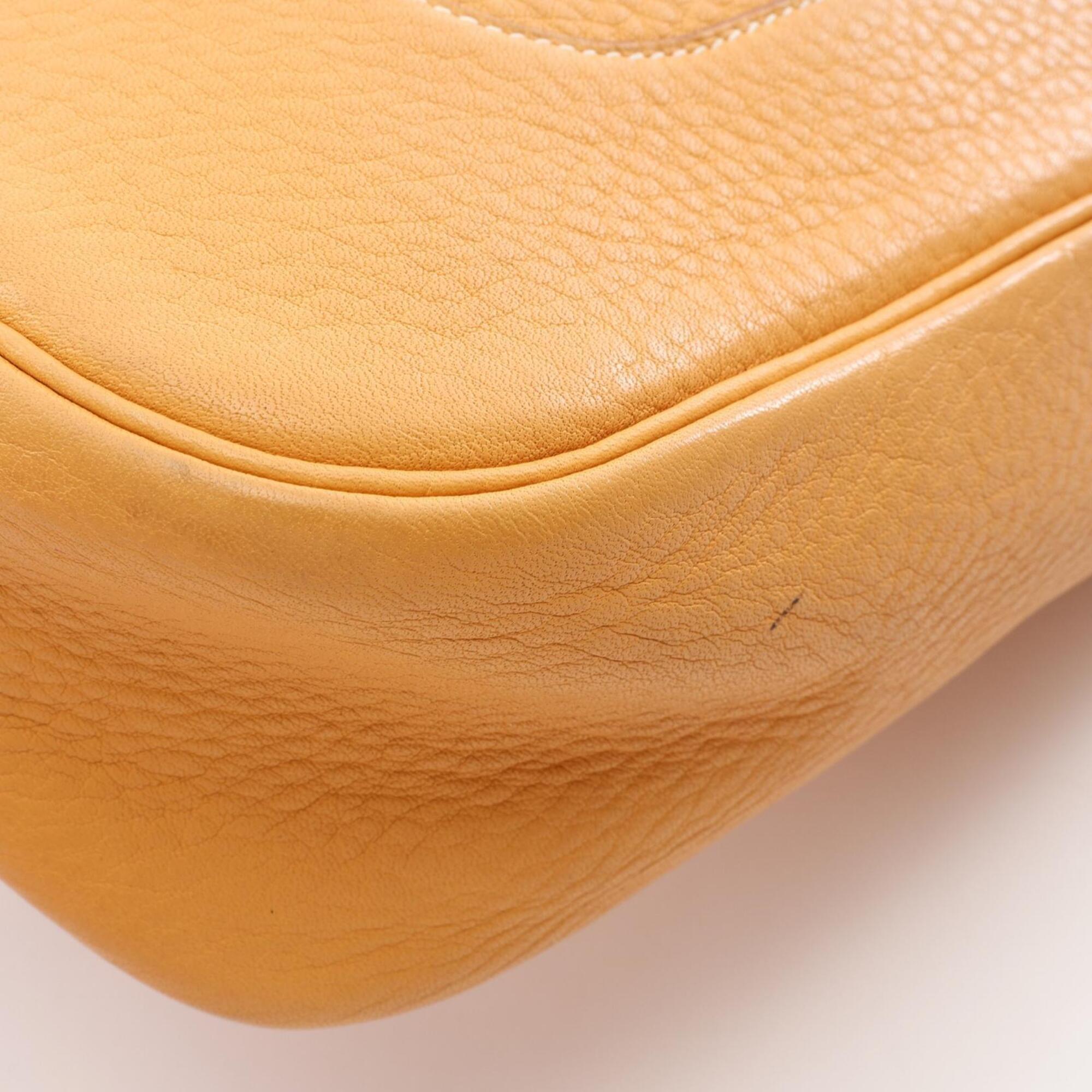 Hermes Brown Saffron Taurillon Clemence Leather Shoulder Bag (Pre-Owned)