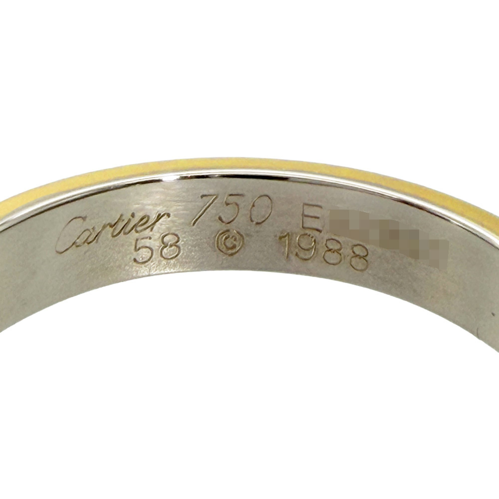 Cartier Louis Cartier Yellow Gold (18K) Pink Gold (18K) White Gold (18K) Band Ring (Pre-Owned)