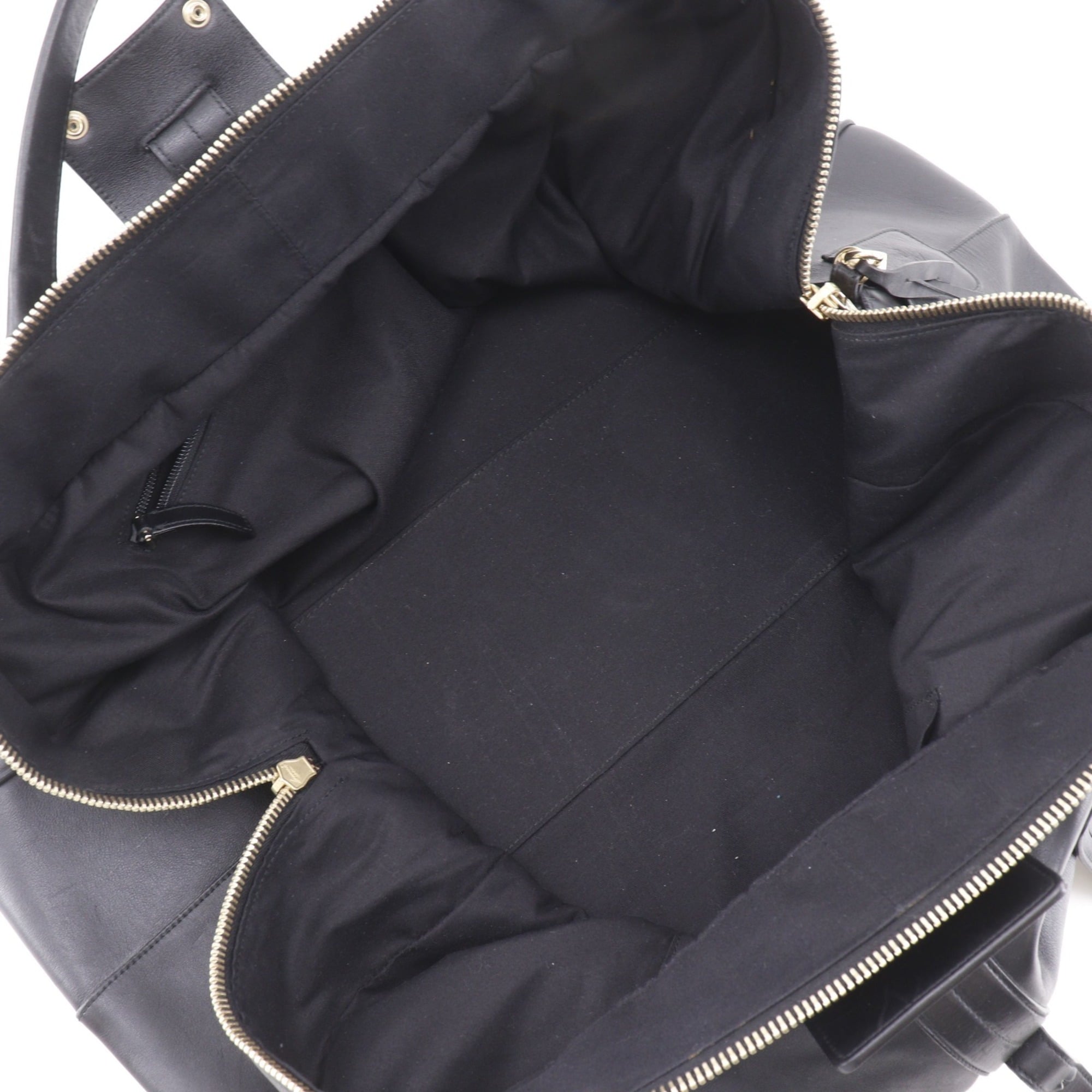 Yves Saint Laurent Black Leather Boston Bag (Pre-Owned)