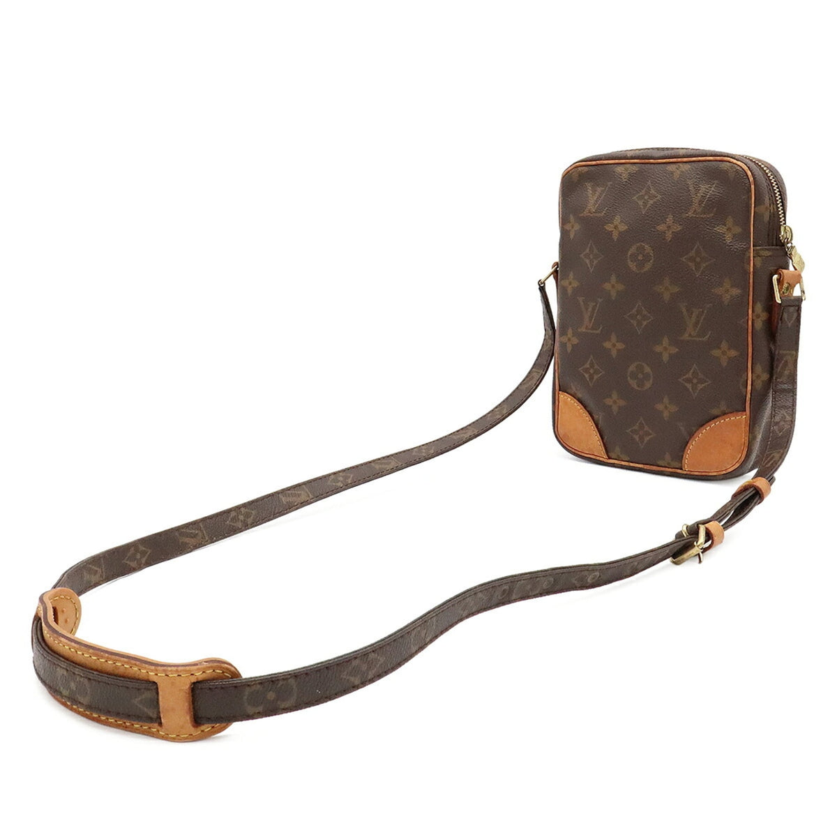 Louis Vuitton Brown Galle Monogram Monogram Pochette Shoulder Bag (Pre-Owned)
