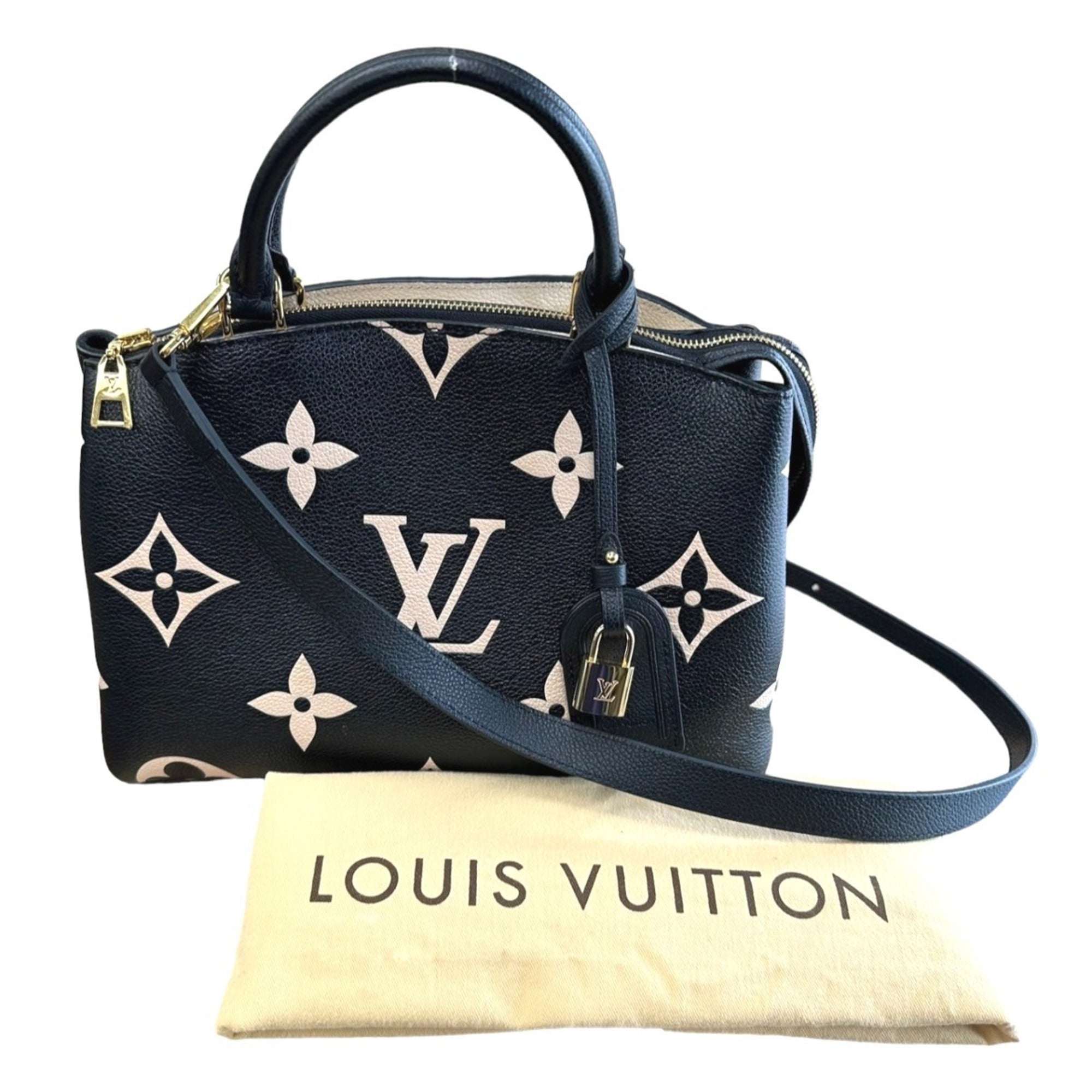 Louis Vuitton Black Monogram Empreinte Shoulder Bag (Pre-Owned)