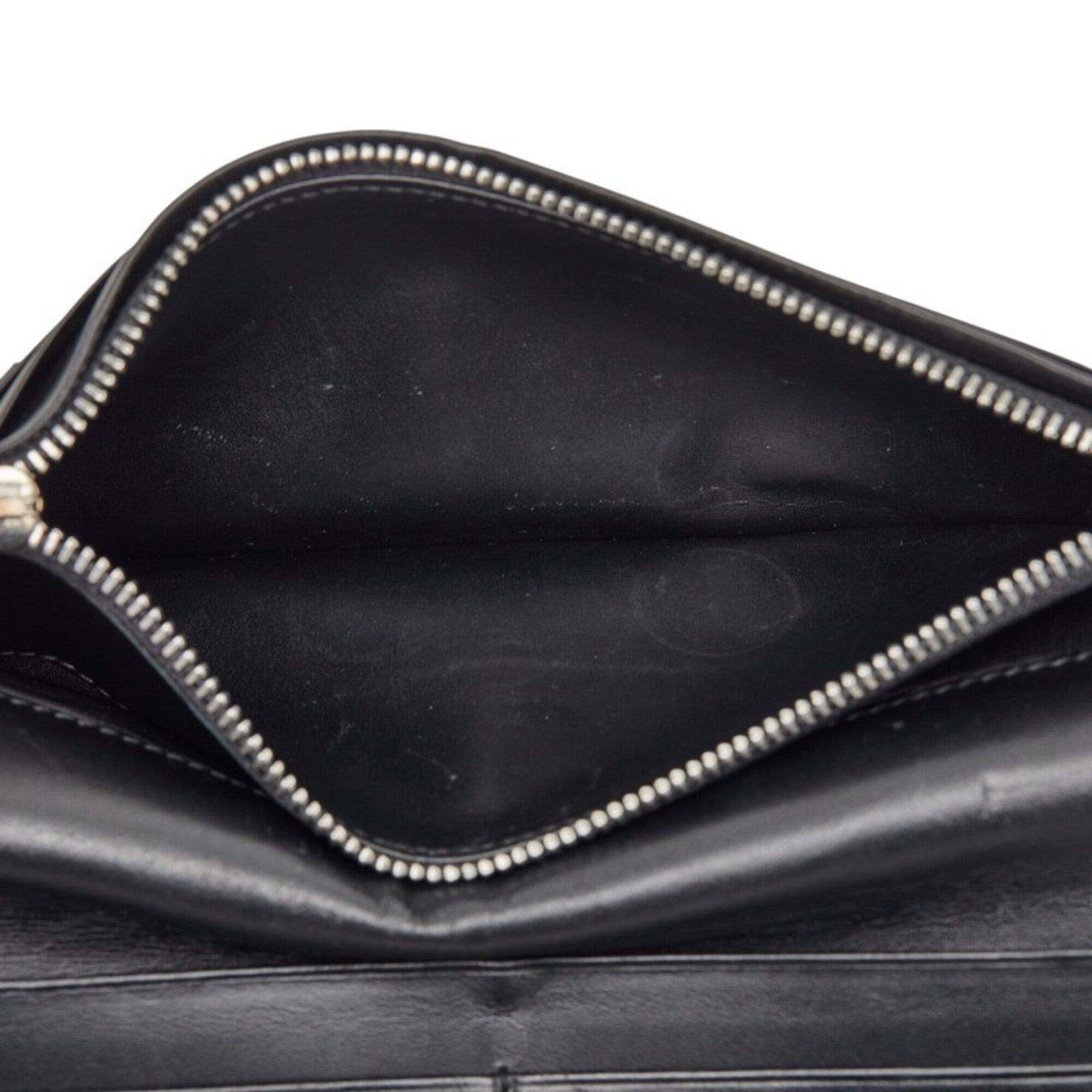 Loewe Black Leather Long Wallet (Bi-Fold) (Pre-Owned)