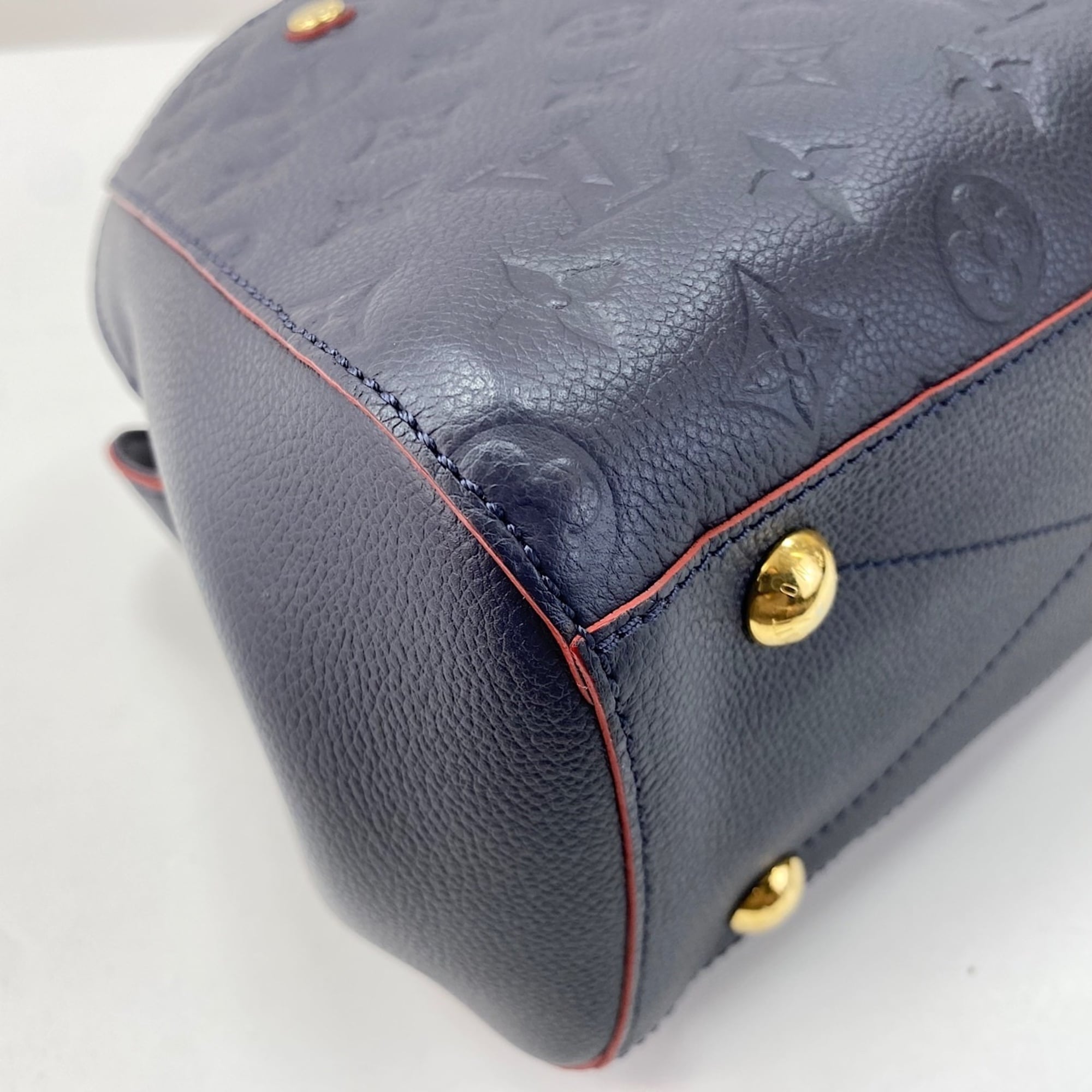 Louis Vuitton Navy Handbag (Pre-Owned)