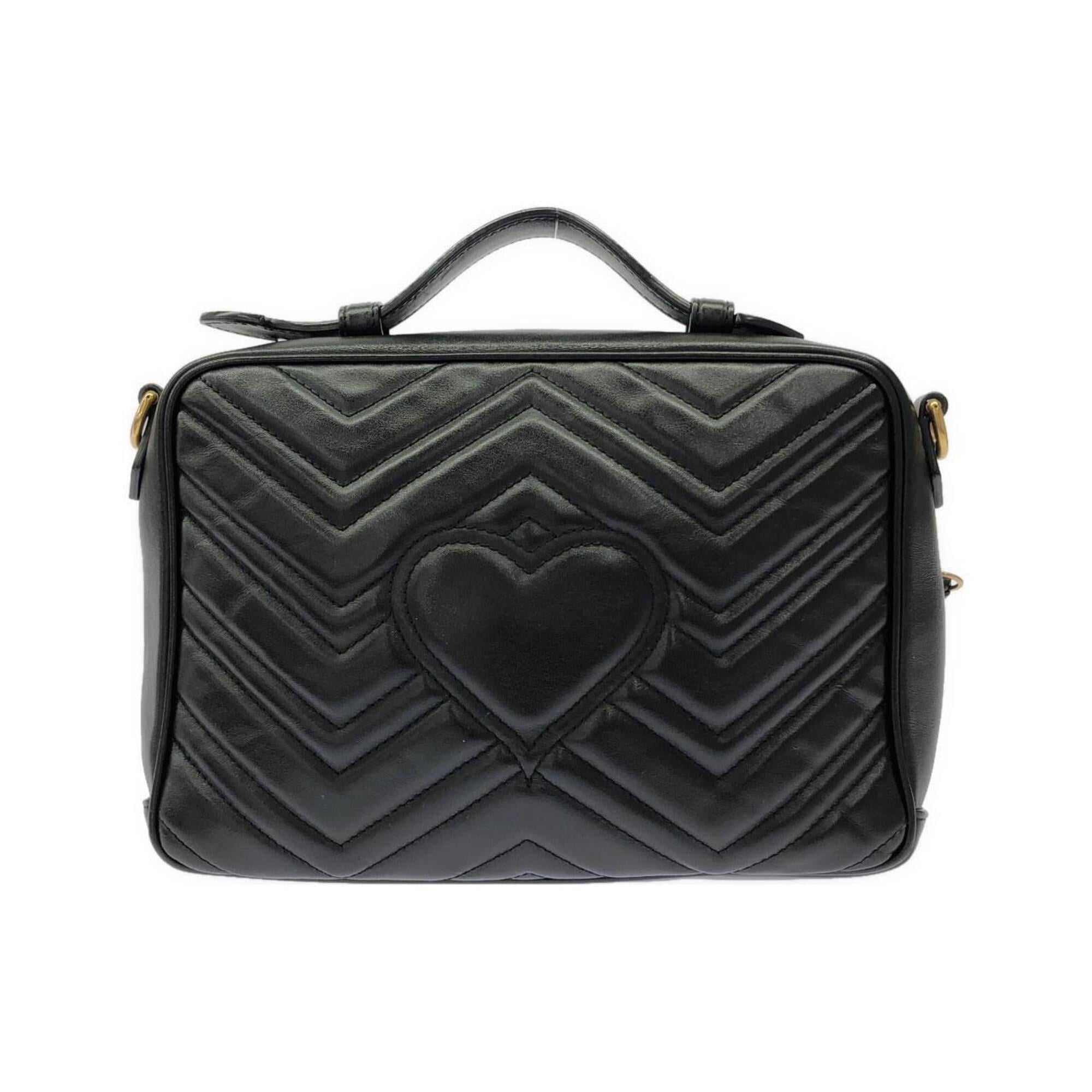 Gucci Black Leather Shoulder Bag (Pre-Owned)