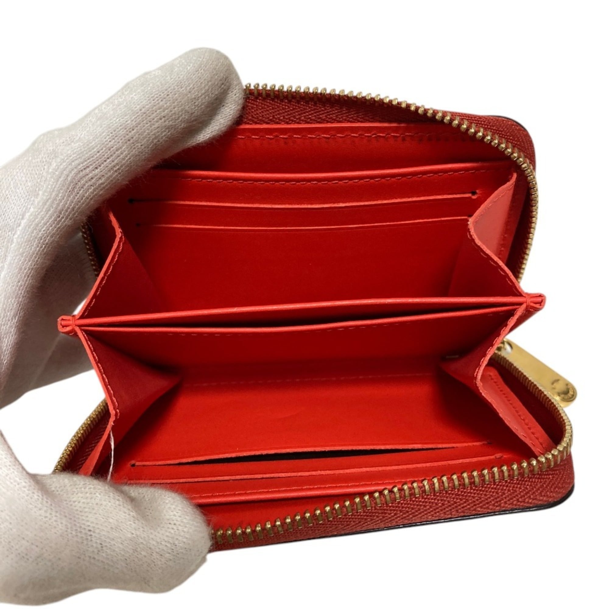 Louis Vuitton Monogram Vernis Metallic Pink Monogram Vernis Coin Purse/Coin Case (Pre-Owned)