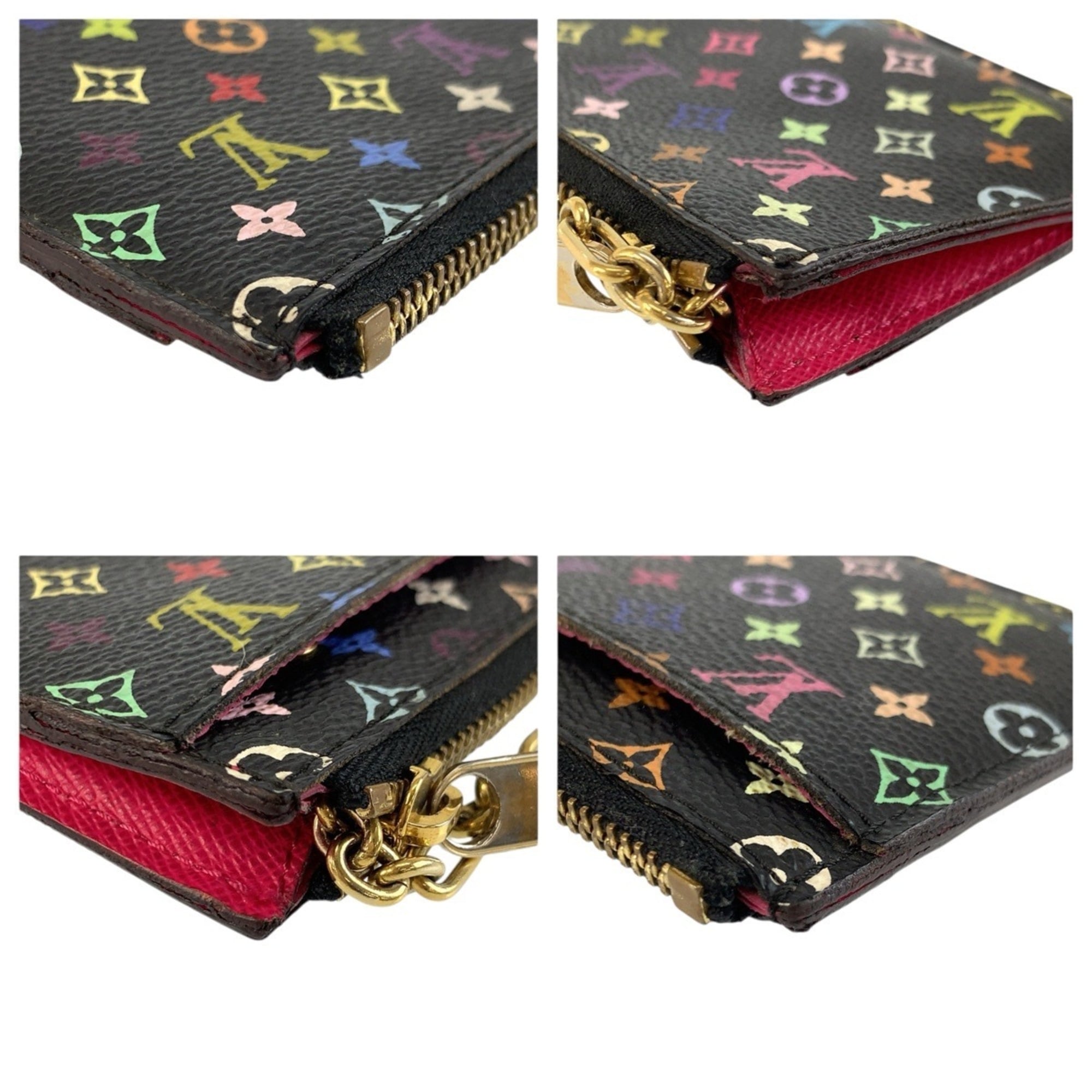 Louis Vuitton Noir Monogram Multicolore Pochette (Pre-Owned)