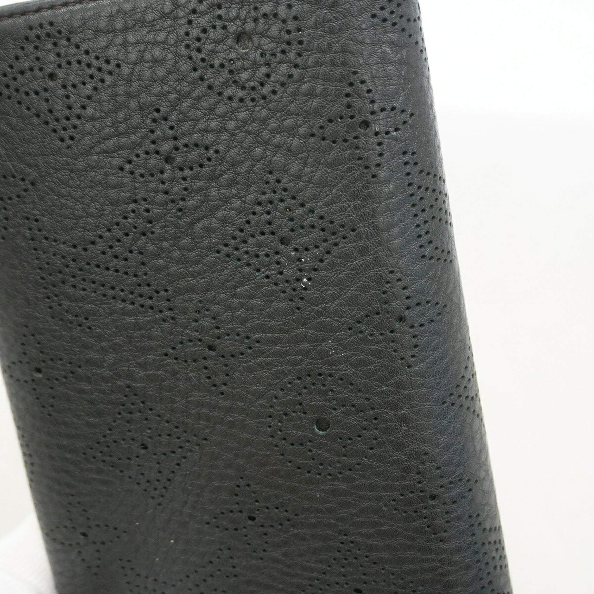 Louis Vuitton Noir Long Wallet (Tri-Fold) (Pre-Owned)