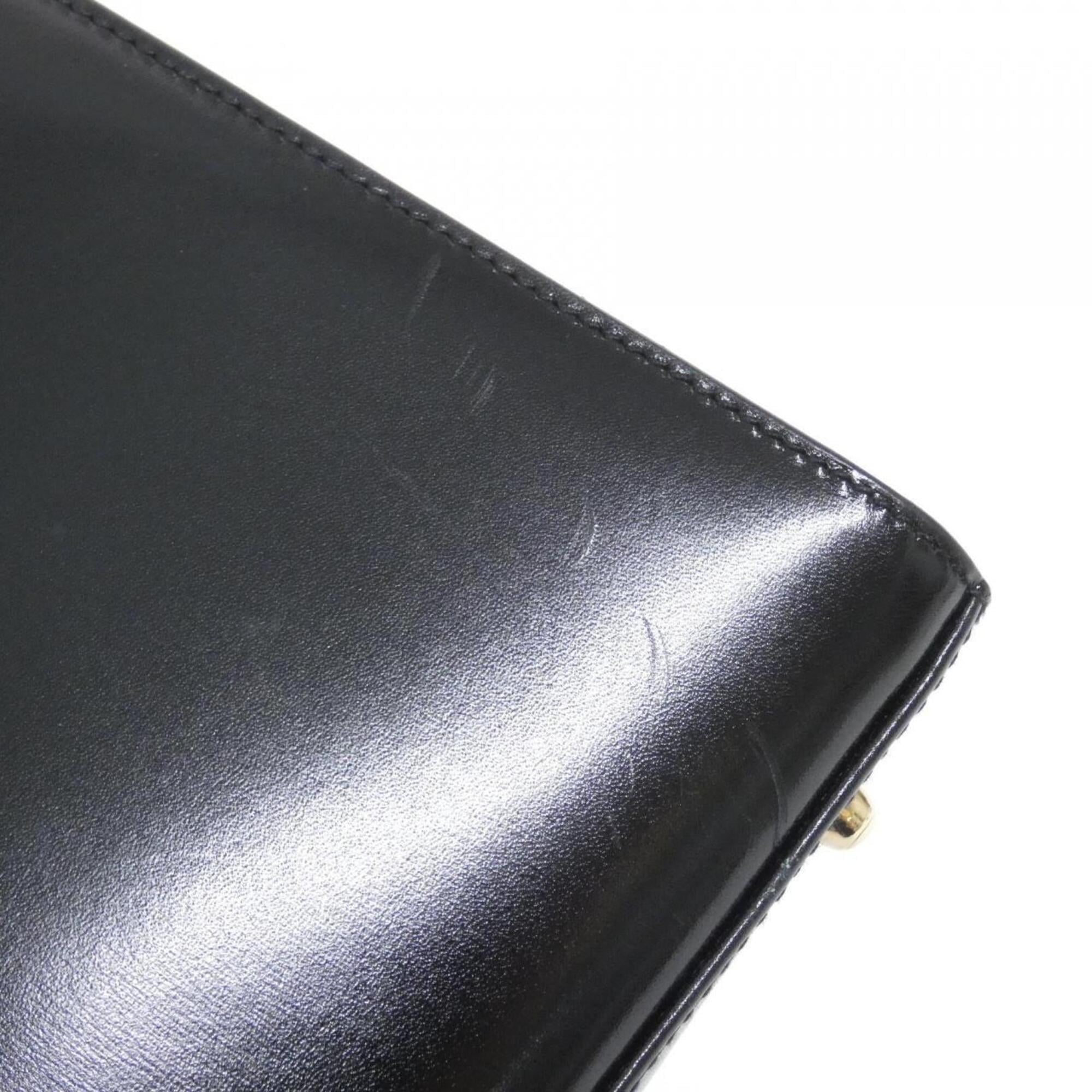 Gucci Black Leather Handbag (Pre-Owned)