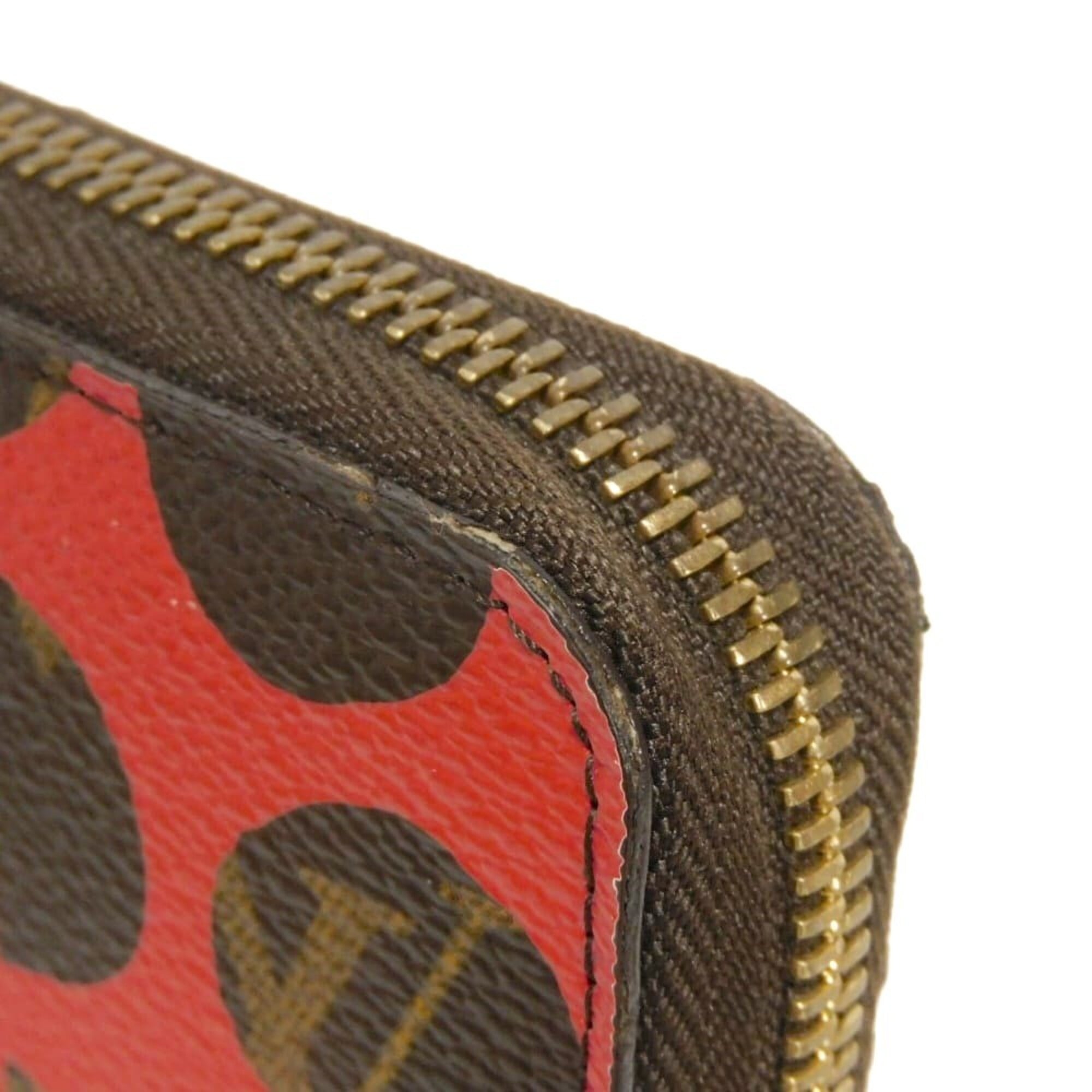 Louis Vuitton Pumpkin Dot (Yayoi Kusama) Rouge Pumpkin Dot (Yayoi Kusama) Long Wallet (Bi-Fold) (Pre-Owned)