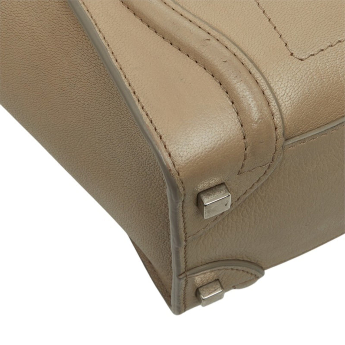 Celine Beige Leather Handbag (Pre-Owned)