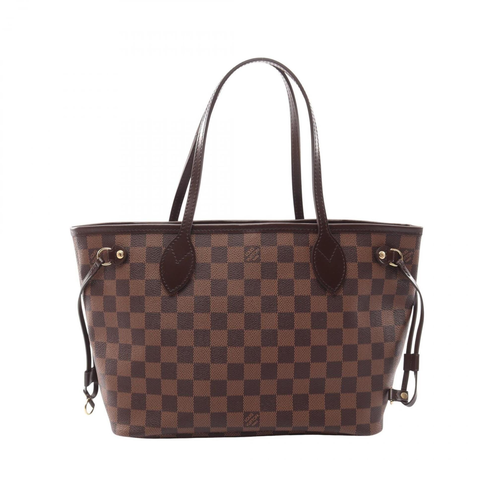 Louis Vuitton Brown Damier Canvas Coated Canvas Damier Canvas Leather Handbag Tote Bag (Pre-Owned)