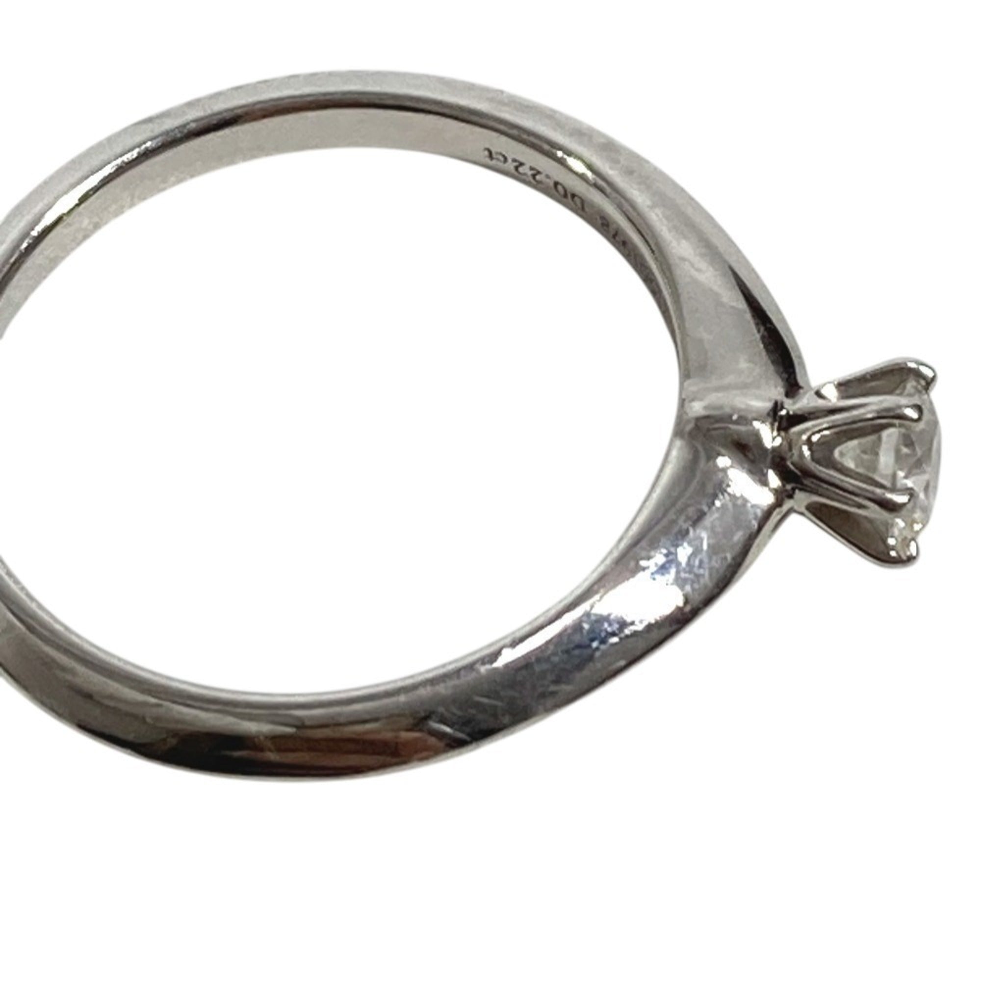Tiffany Silver Platinum 950 Band Ring (Pre-Owned)