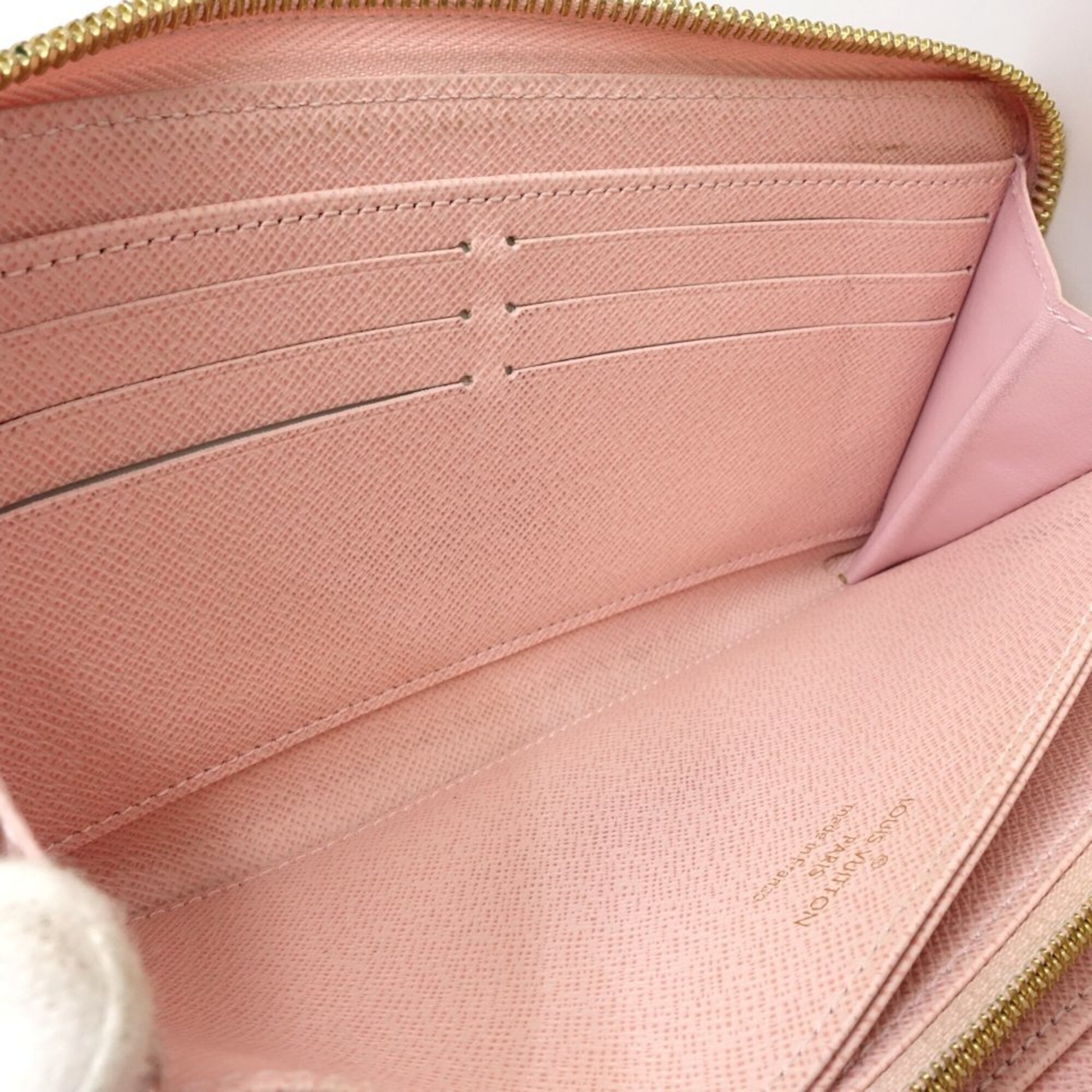 Louis Vuitton Damier Azur Azur Rose Ballerine Damier Azur Long Wallet (Bi-Fold) (Pre-Owned)