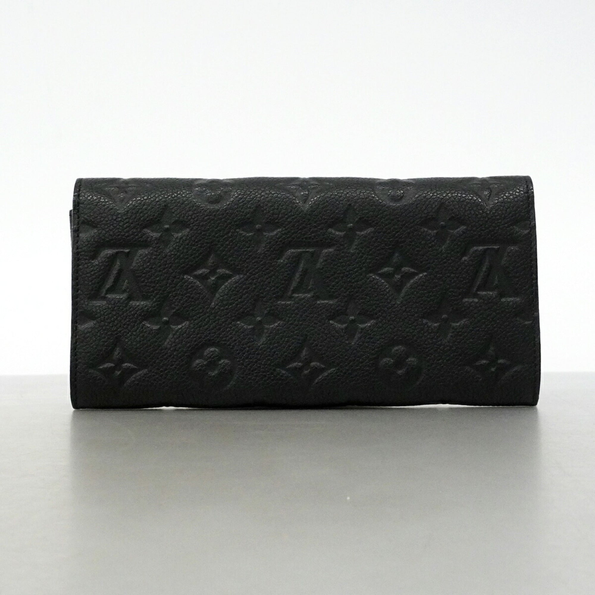 Louis Vuitton Noir Long Wallet (Bi-Fold) (Pre-Owned)