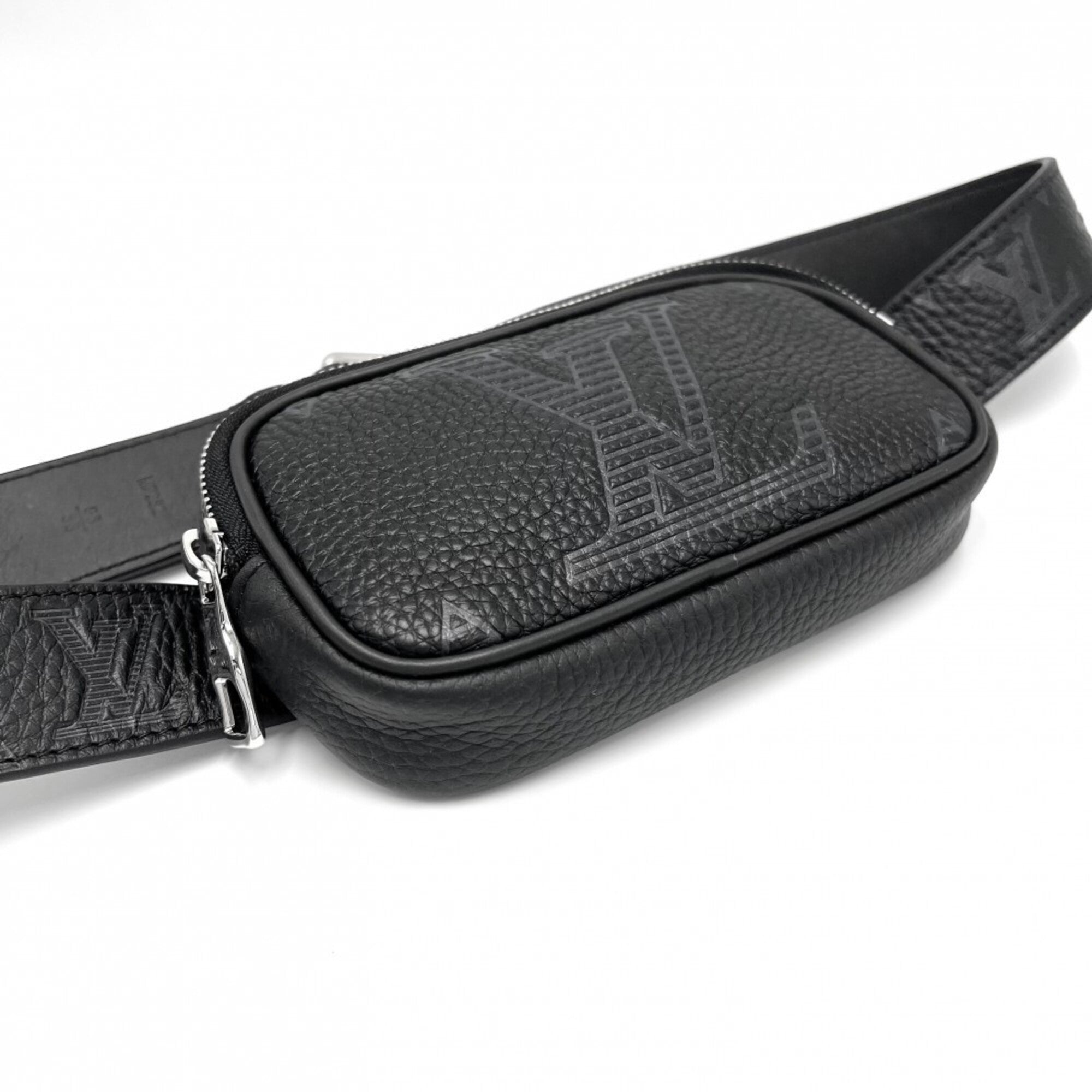 Louis Vuitton Black Leather Fanny Pack (Pre-Owned)