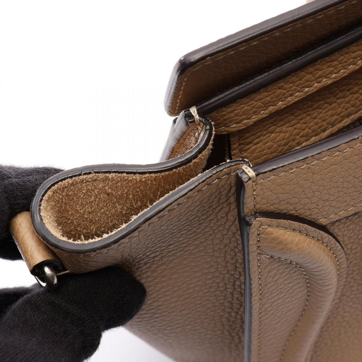 Celine Beige Leather Handbag (Pre-Owned)
