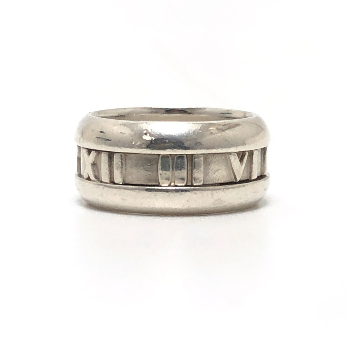 Tiffany Silver Silver 925 Band Ring (Pre-Owned)