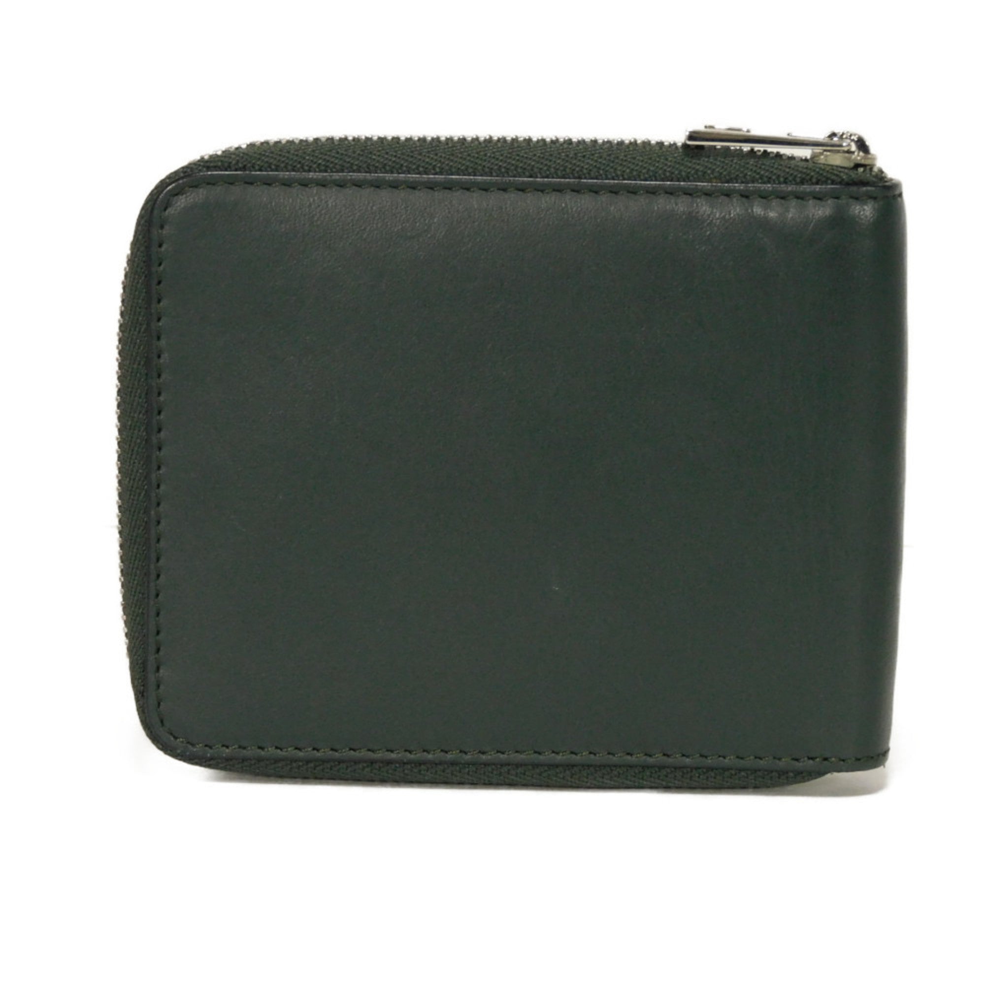 Loewe Green Leather Wallet (Bi-Fold) (Pre-Owned)
