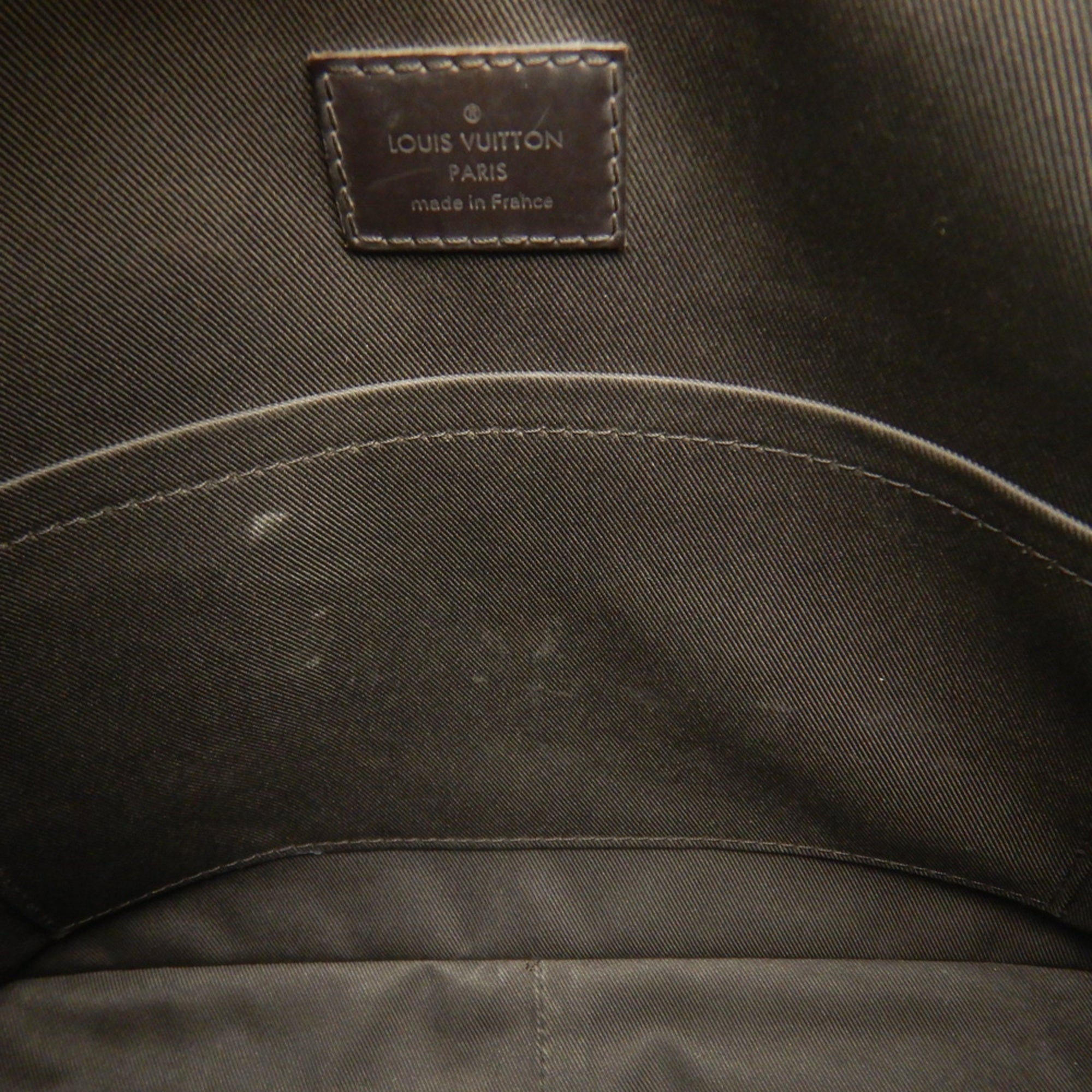 Louis Vuitton Brown Ebene Damier Canvas Shoulder Bag (Pre-Owned)