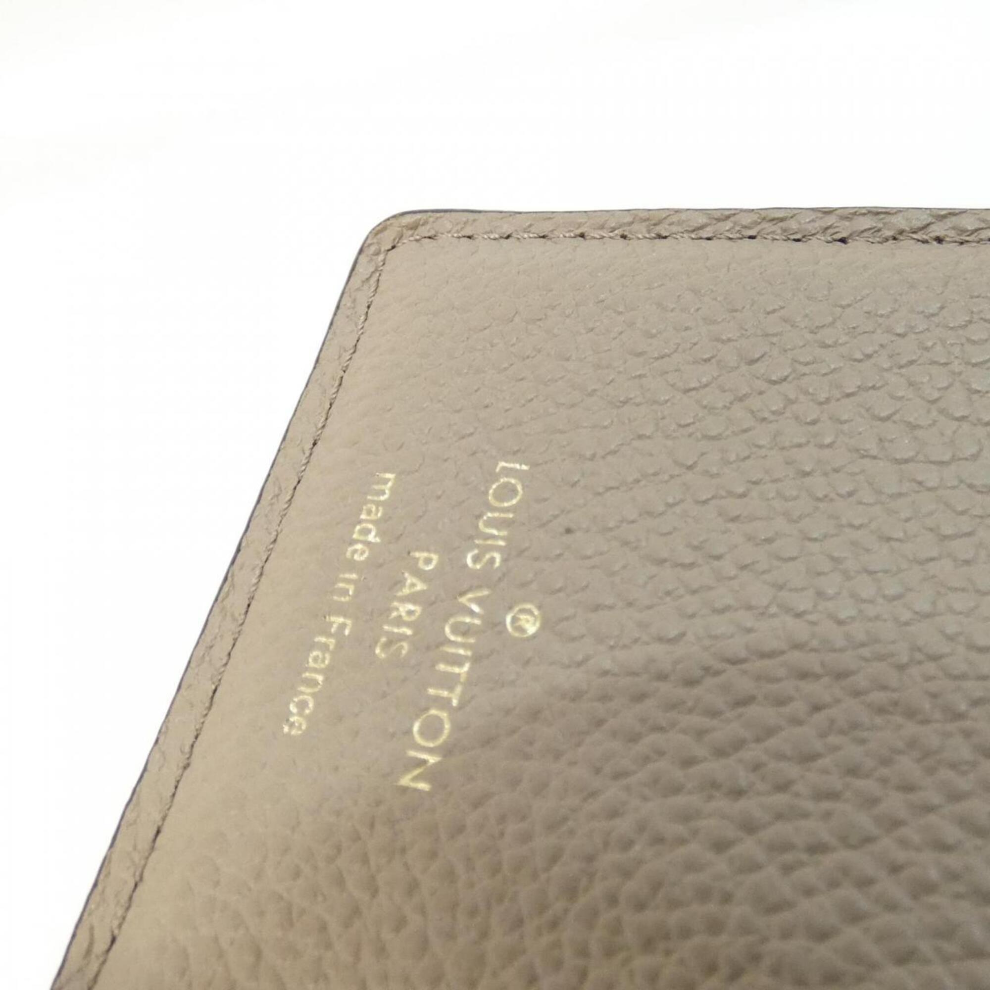 Louis Vuitton Beige Tourterelle Leather Wallet (Bi-Fold) (Pre-Owned)