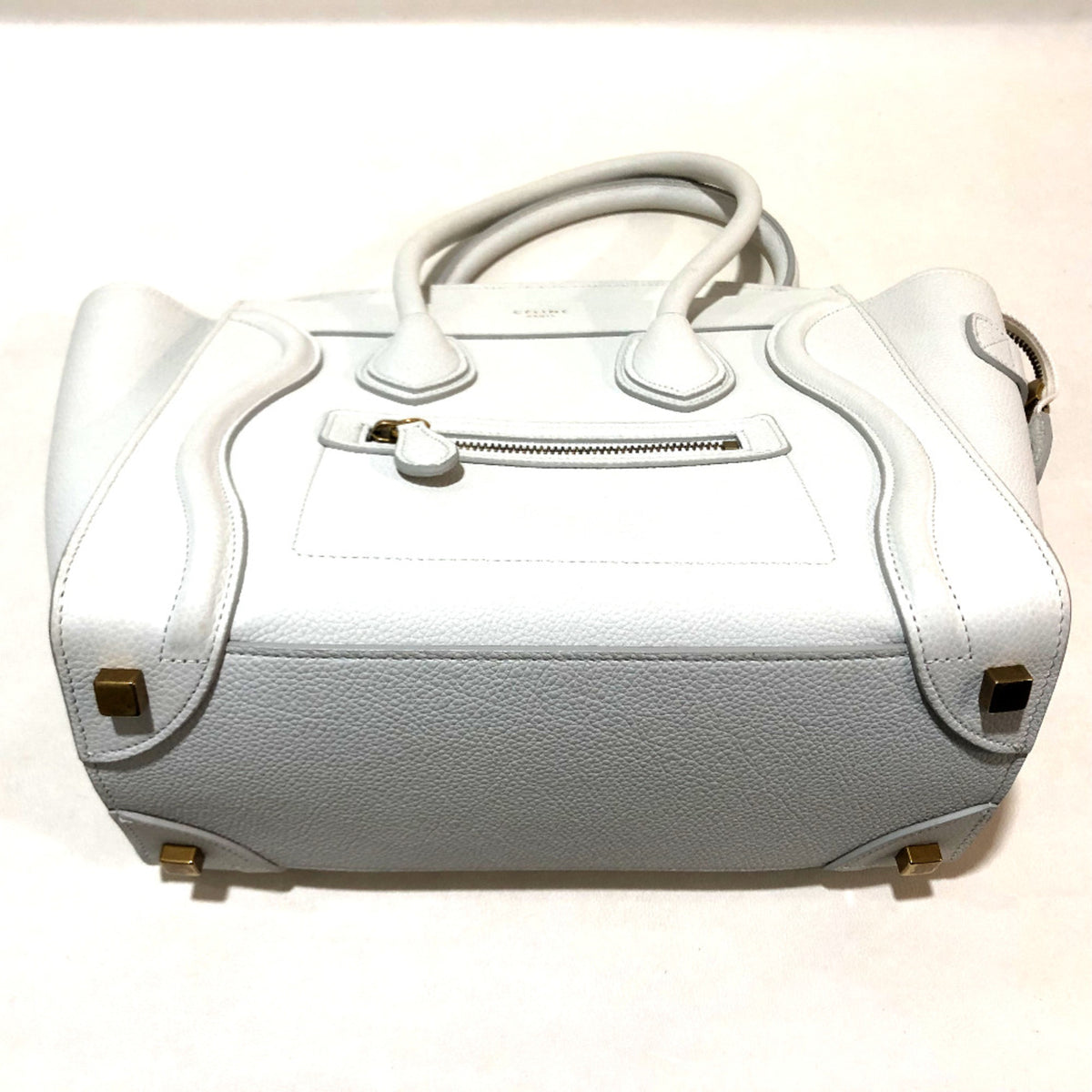 Celine White Leather Handbag (Pre-Owned)