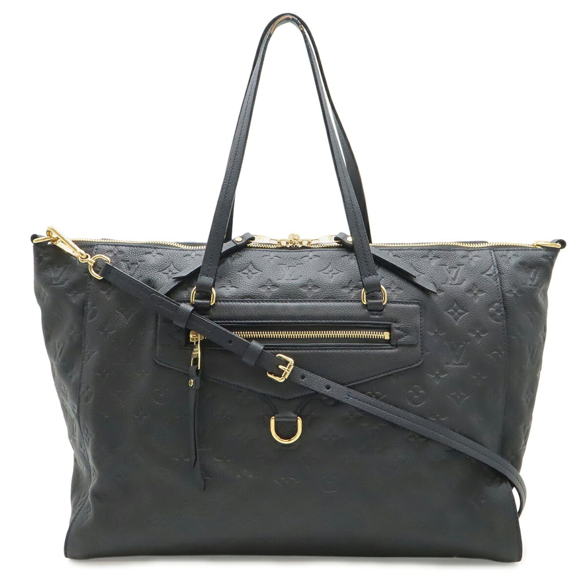Louis Vuitton Galle Infini Navy Monogram Empreinte Shoulder Bag Tote Bag (Pre-Owned)