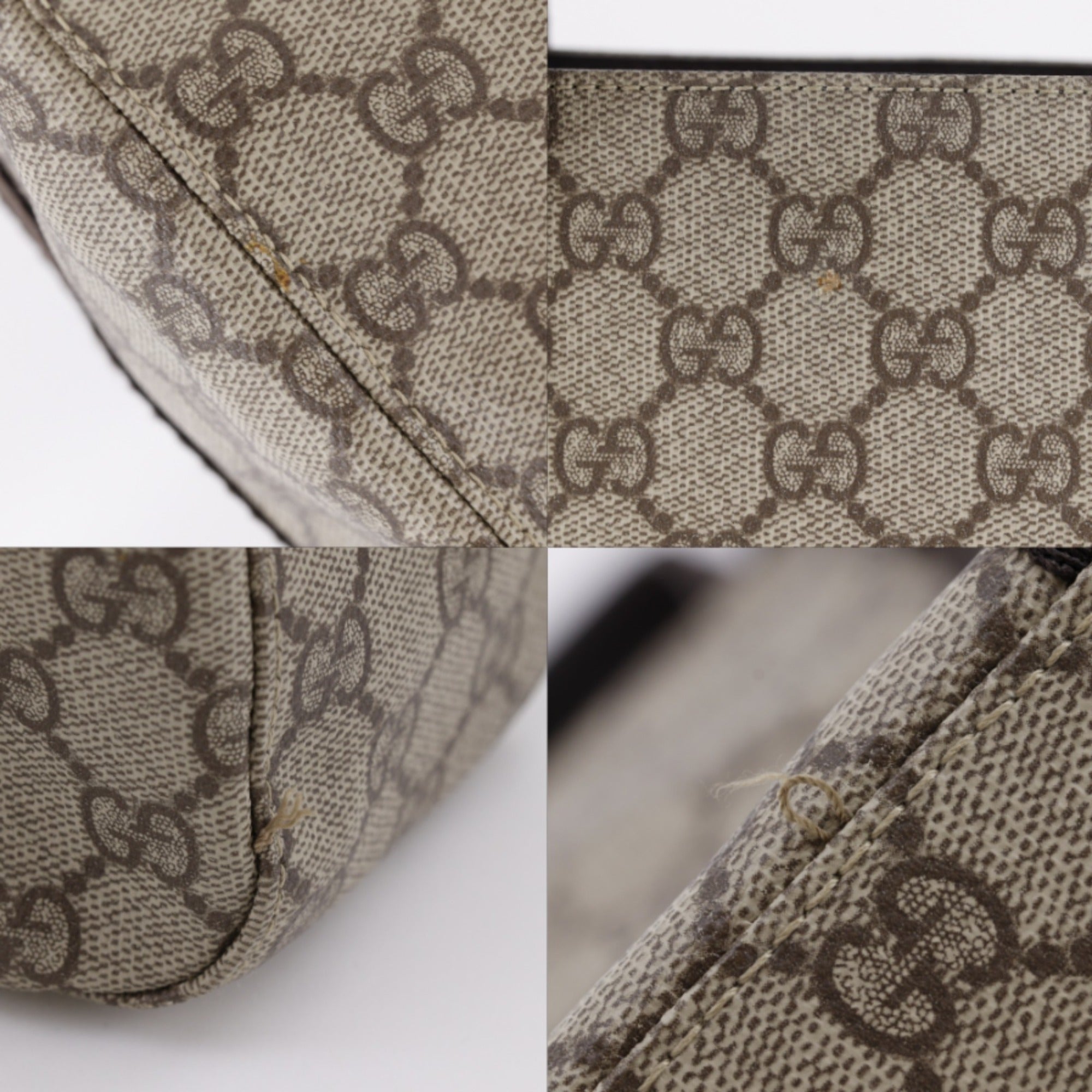Gucci Brown Gg Supreme Tote Bag (Pre-Owned)