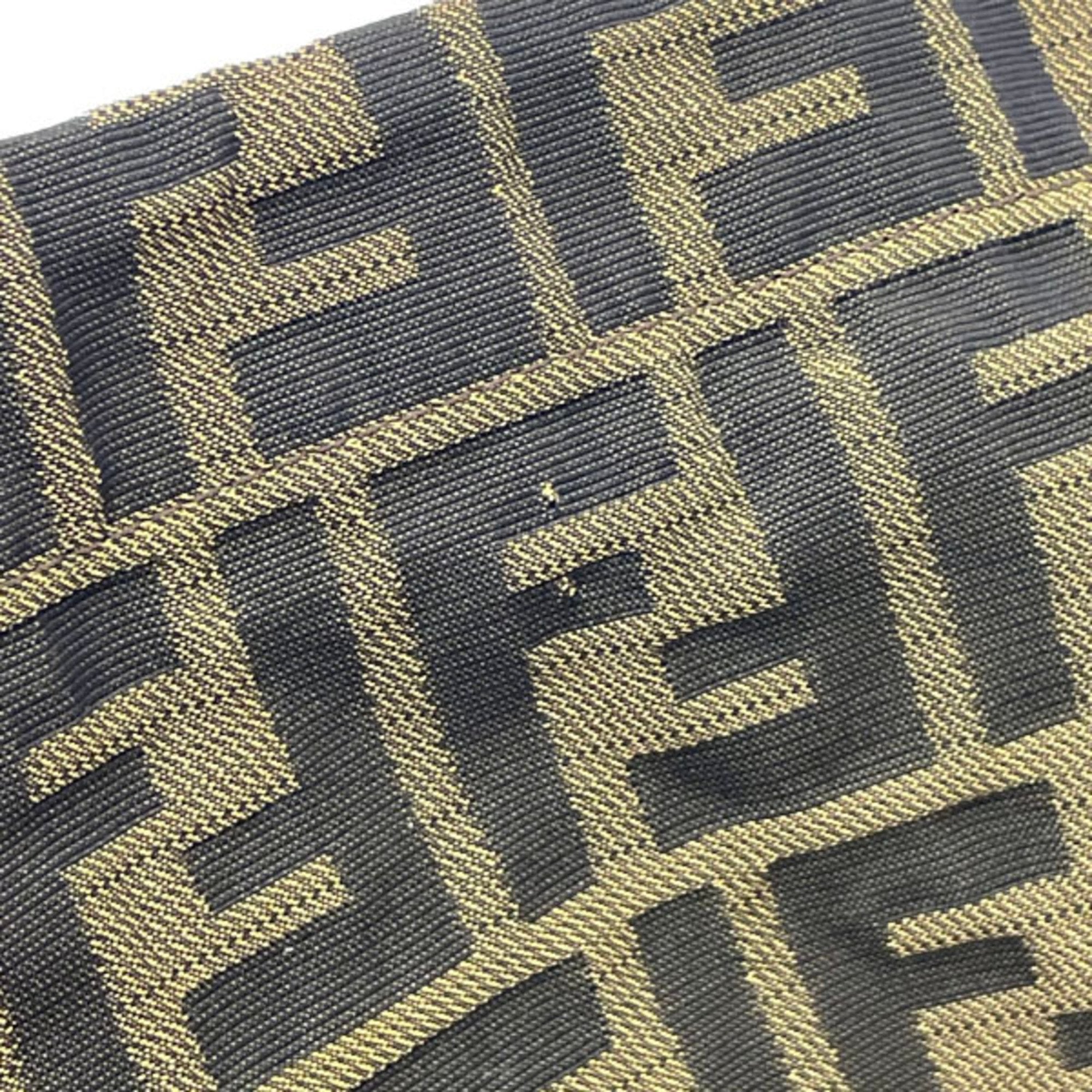 Fendi Black Khaki Pouch (Pre-Owned)