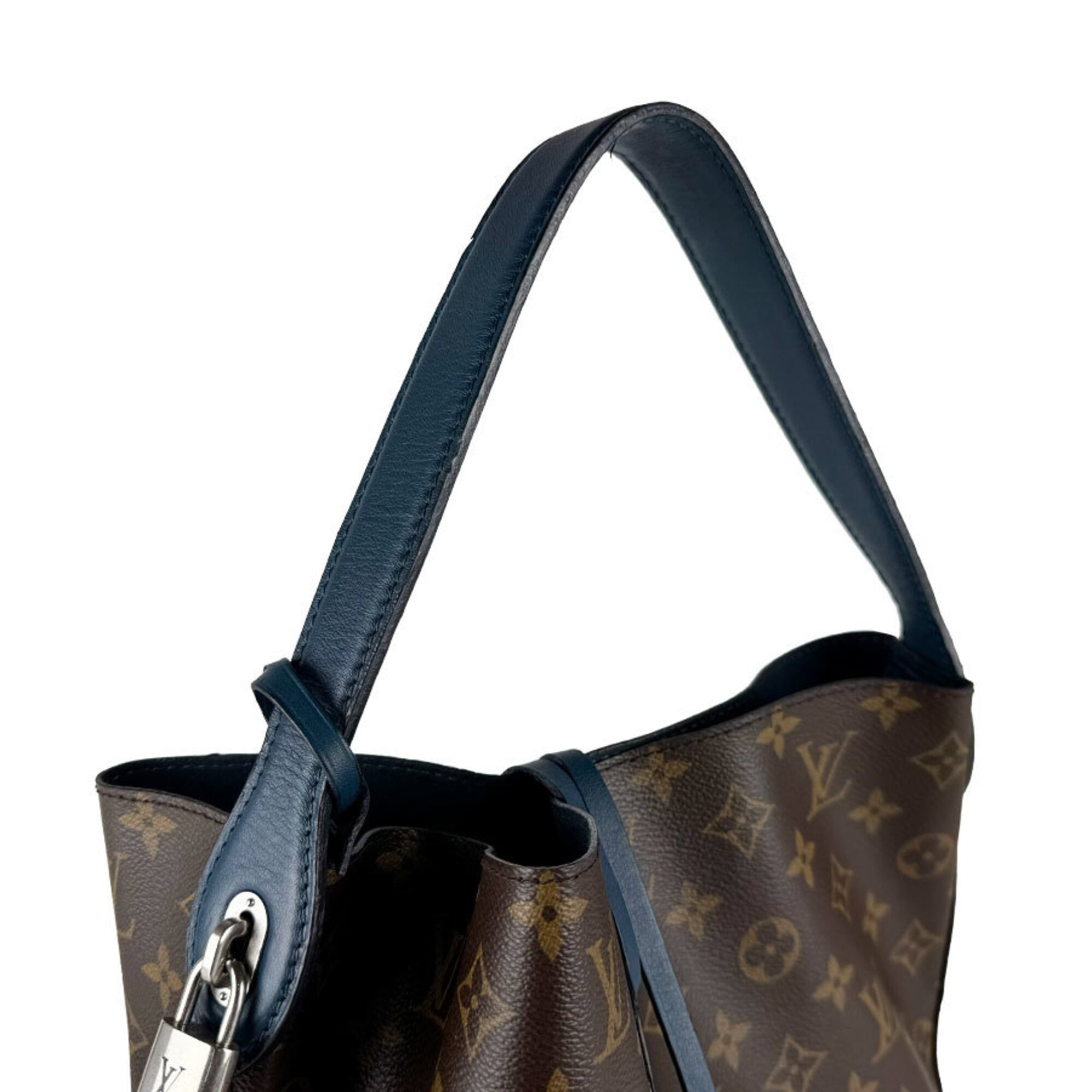 Louis Vuitton Brown Green Monogram Monogram Handbag (Pre-Owned)