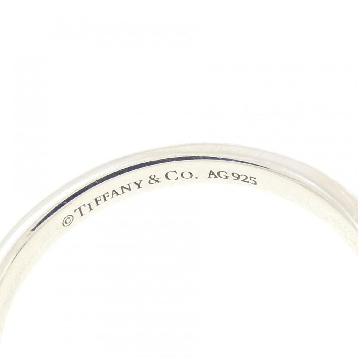 Tiffany Silver 925 Band Ring (Pre-Owned)
