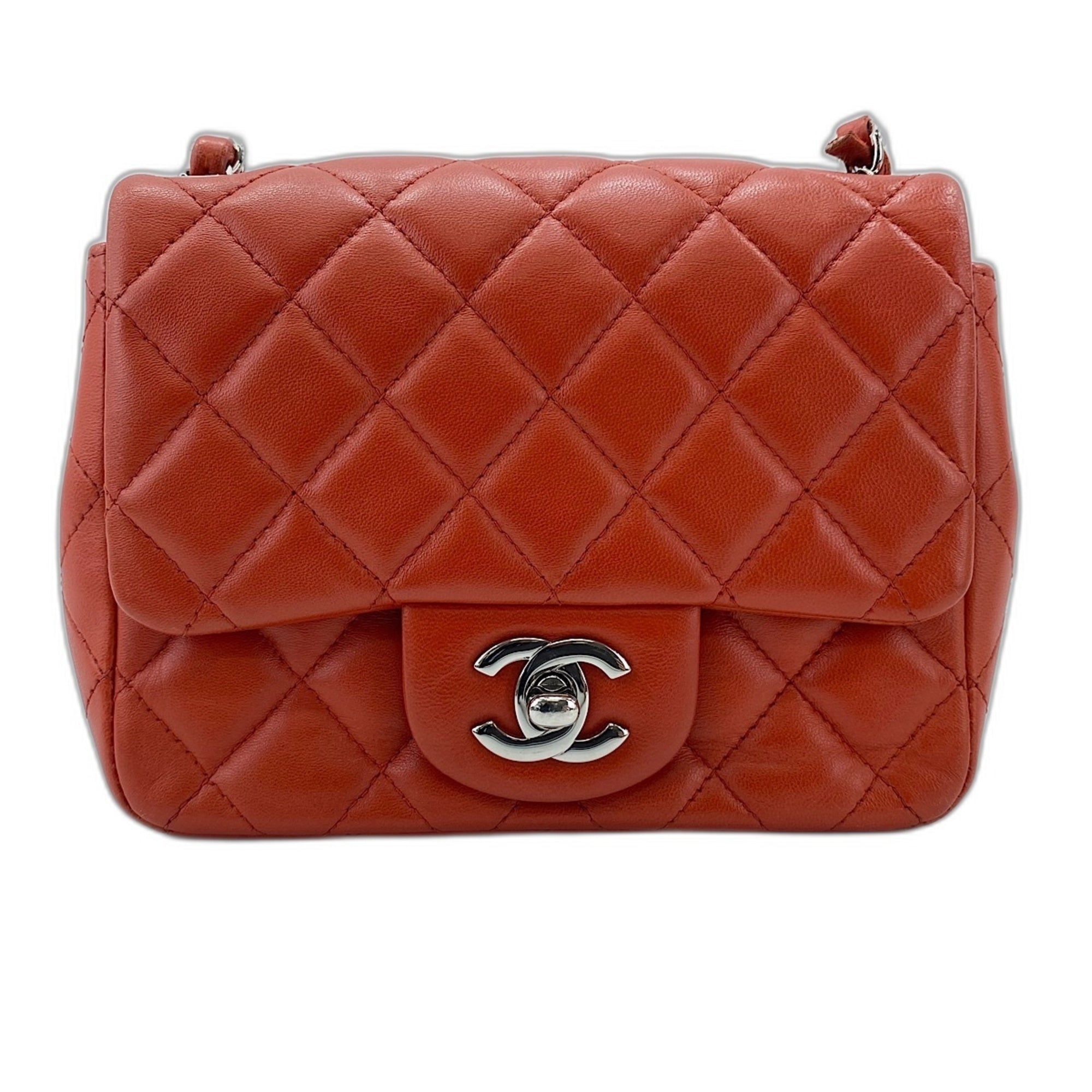 Chanel Orange Shoulder Bag (Pre-Owned)