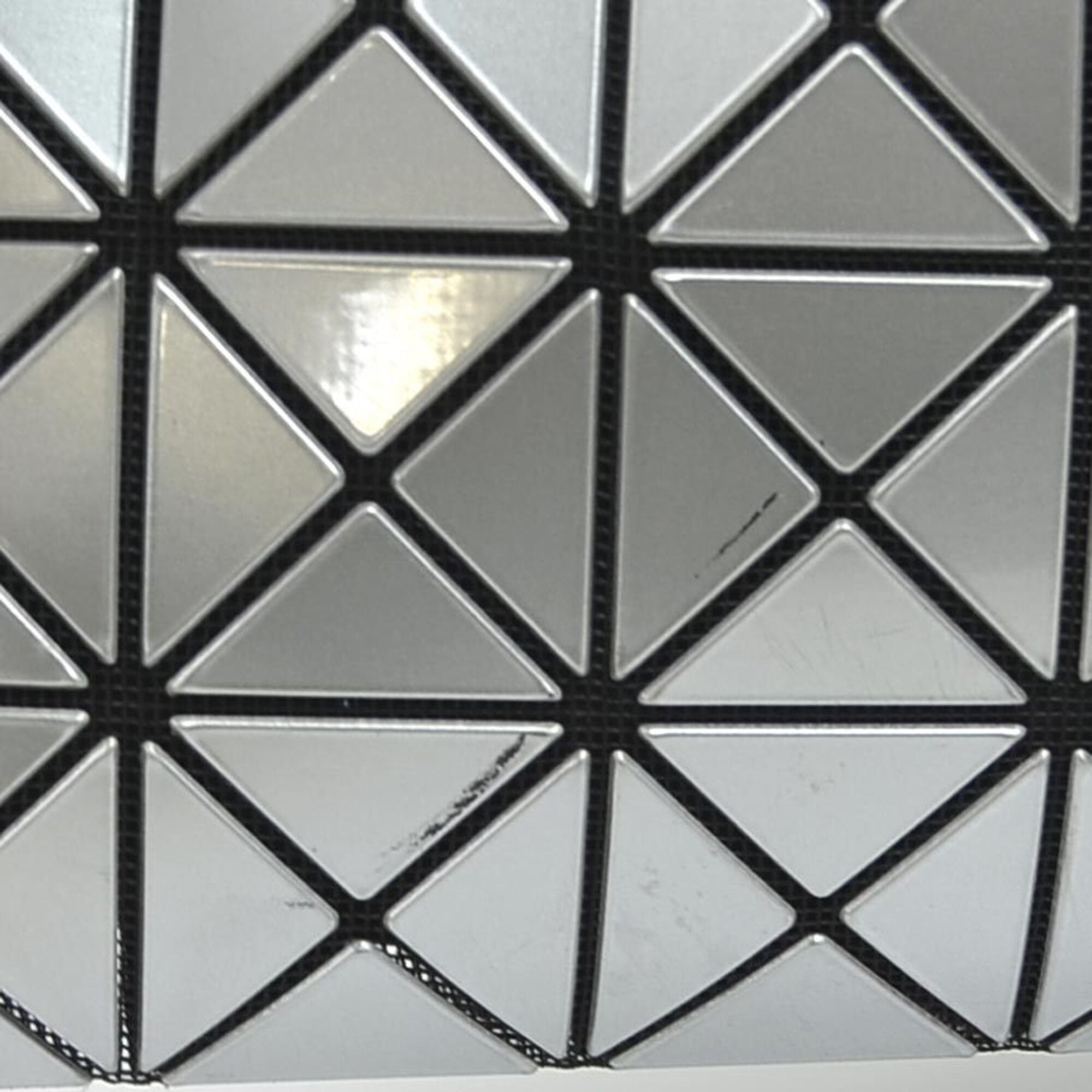 Issey Miyake Gray Pvc Shoulder Bag (Pre-Owned)