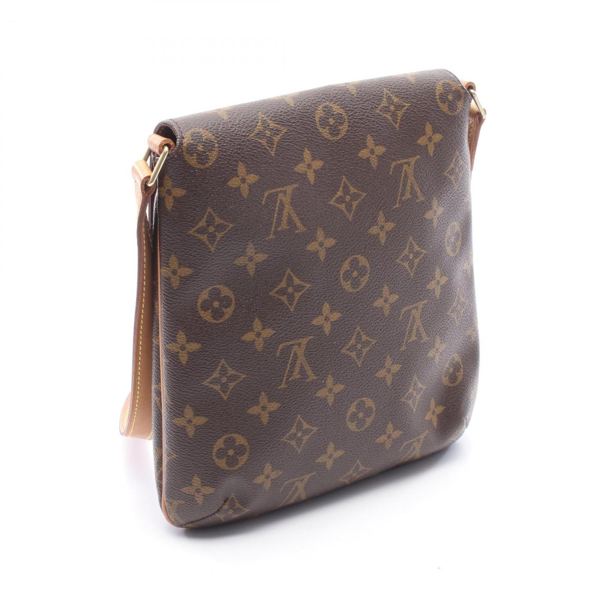 Louis Vuitton Brown Monogram Coated Canvas Handbag Shoulder Bag (Pre-Owned)