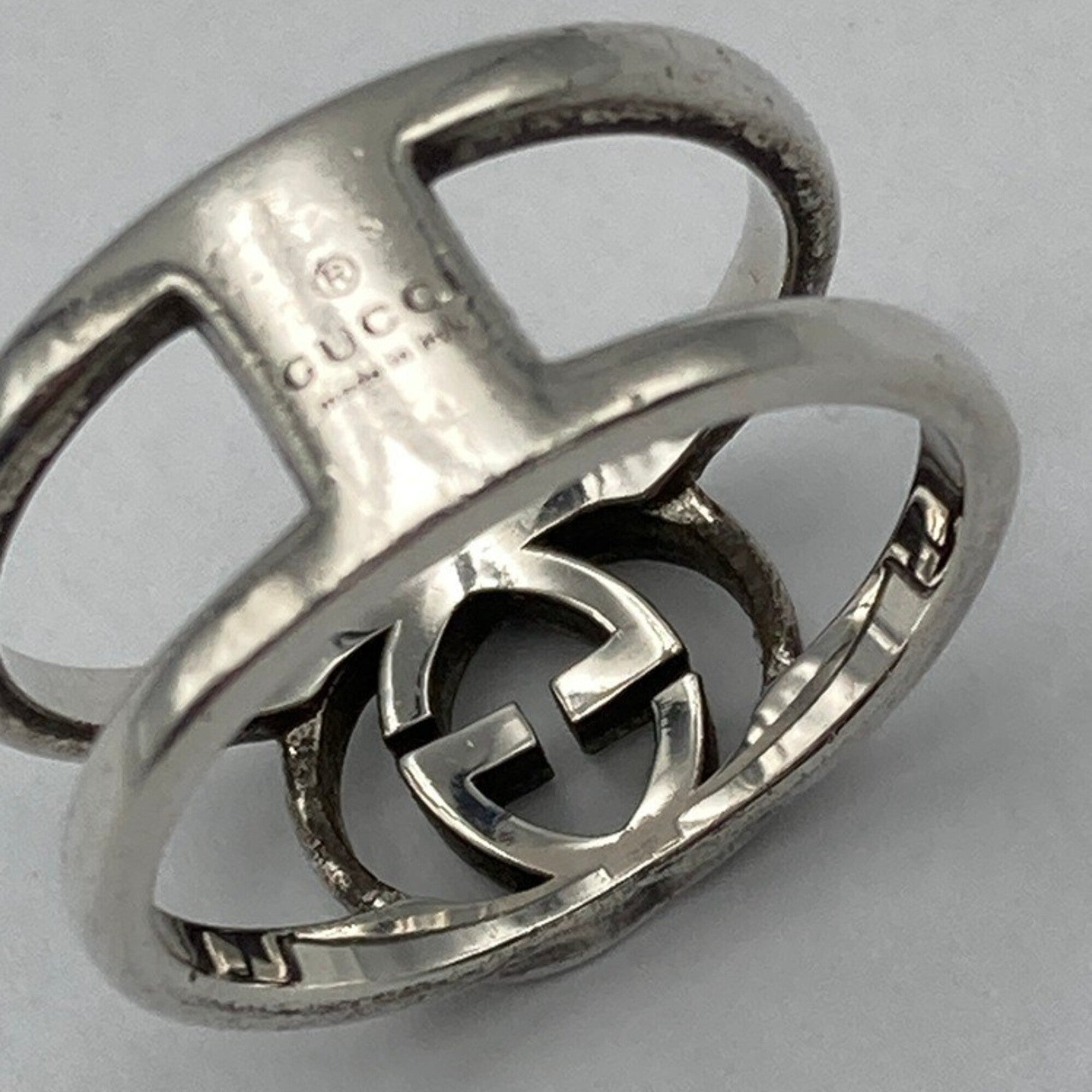 Gucci Silver 925 Band Ring (Pre-Owned)